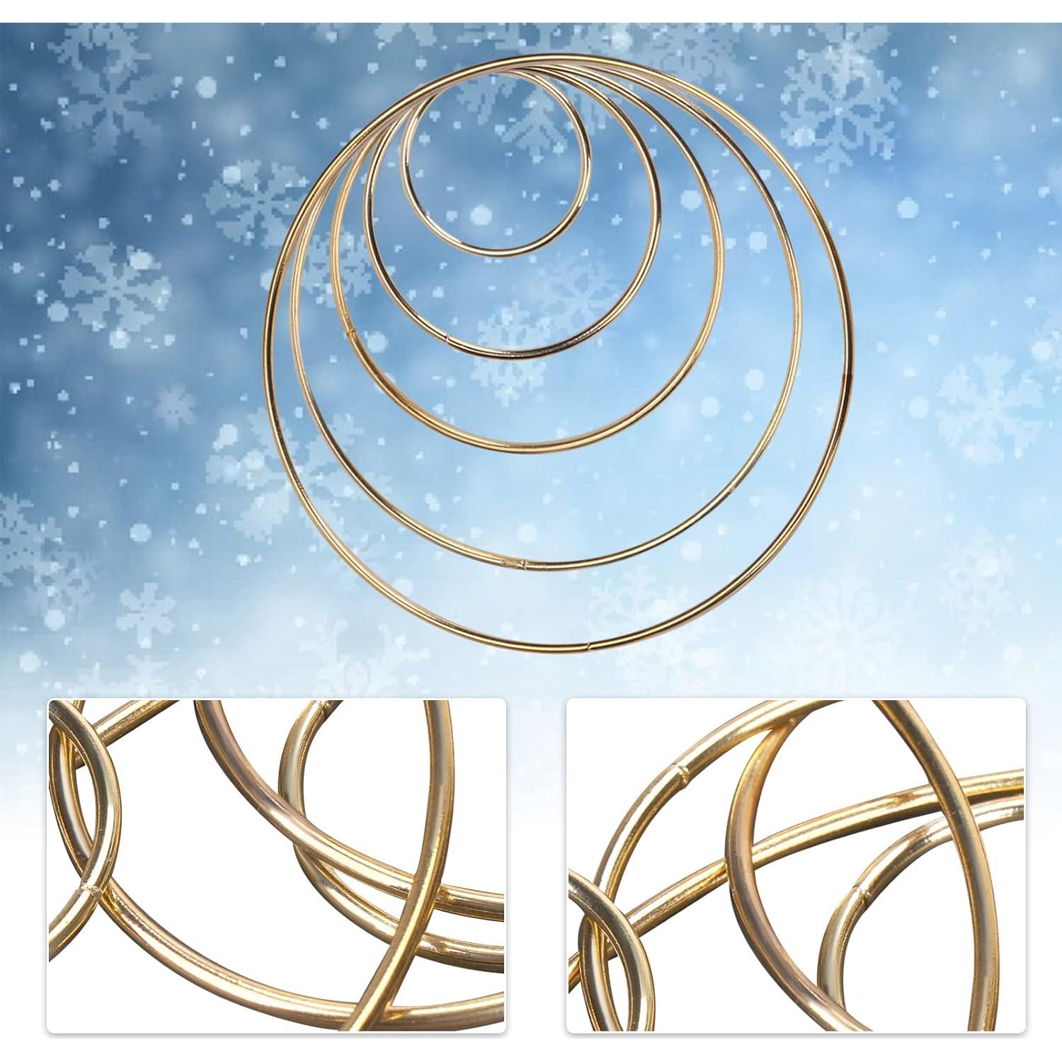 Anillos Atrapa Sueños BigOtters 10PCS Metal Dorado 5 Tamaños