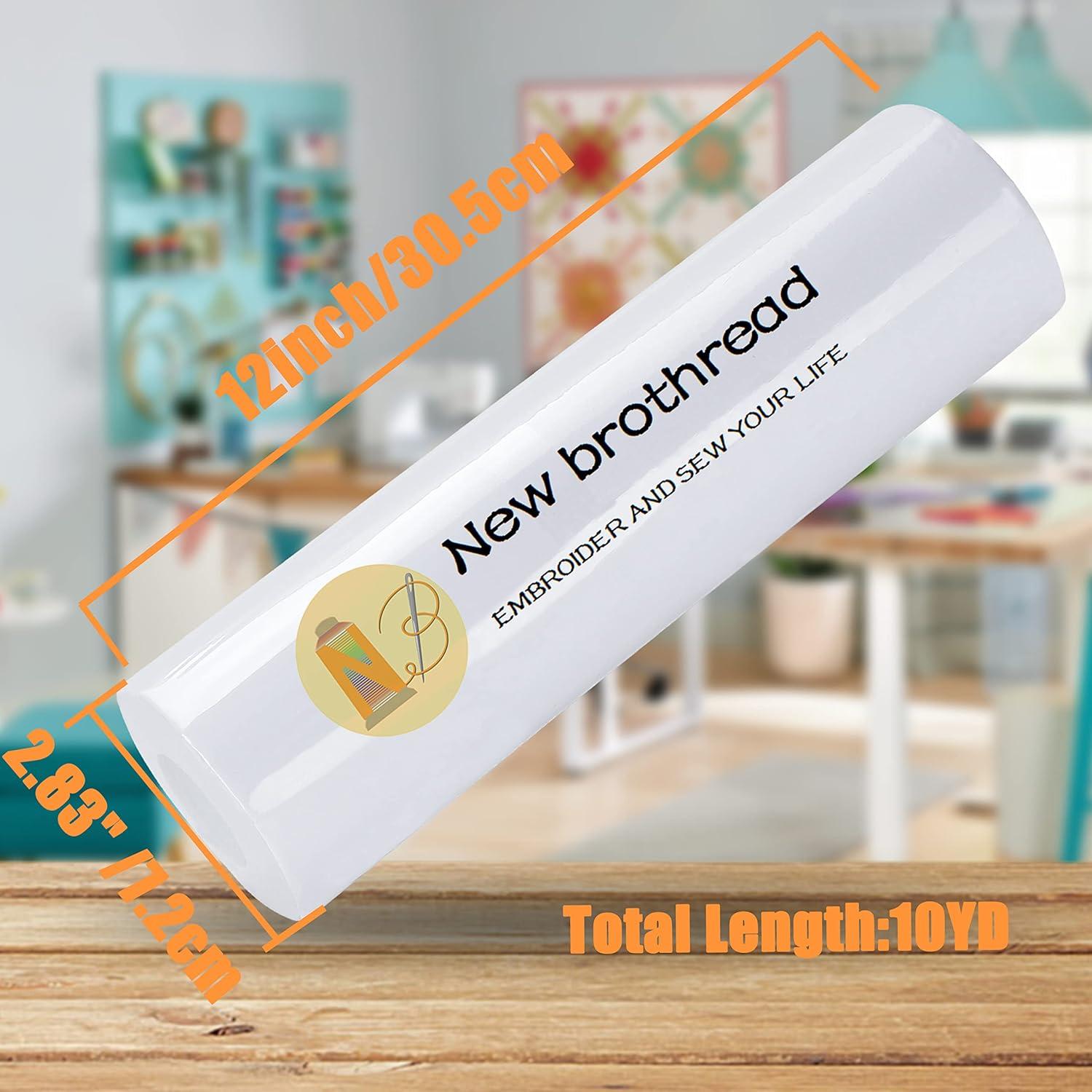 Estabilizador de Bordado Autoadhesivo New Brothread 30.48x27.43m