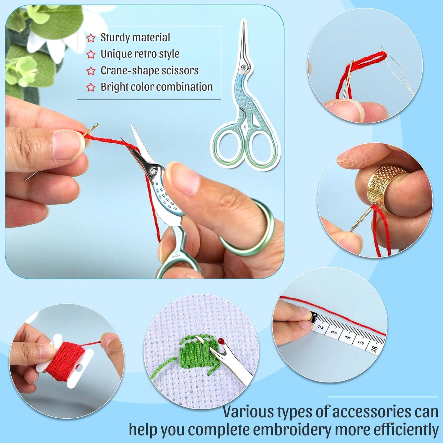 Kit de Bordado ZXIIXZ 72 Piezas para Principiantes