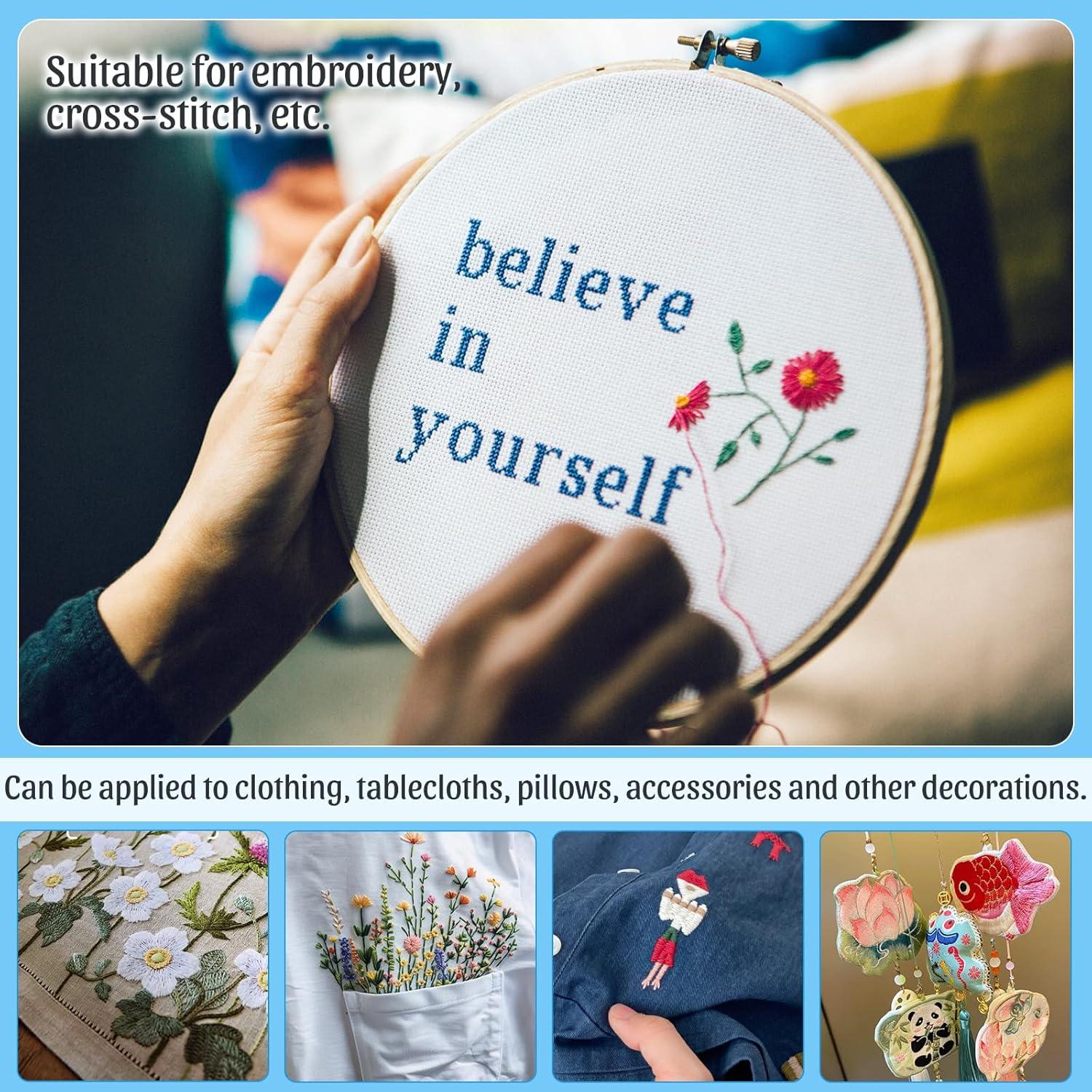 Kit de Bordado ZXIIXZ 72 Piezas para Principiantes