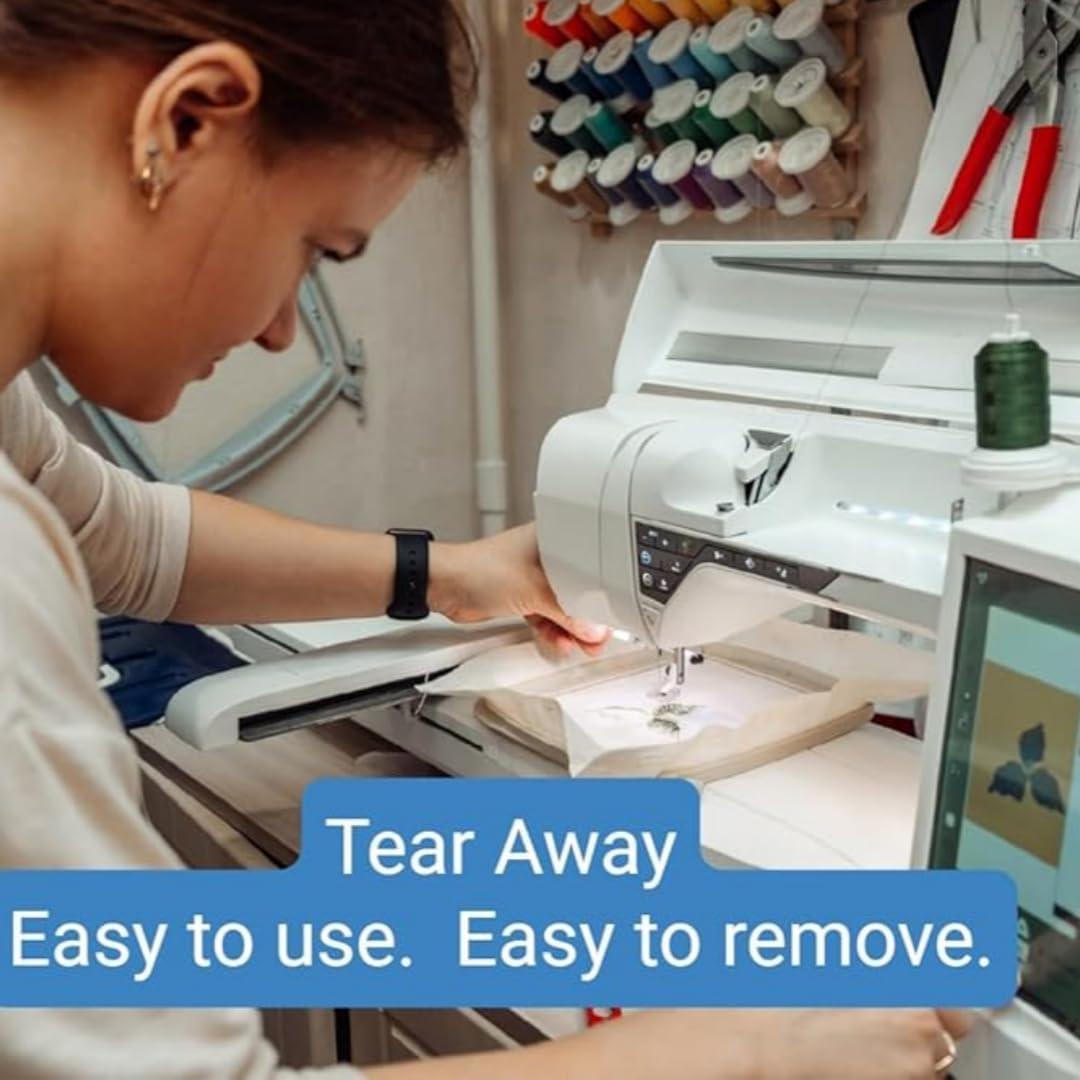 Estabilizador Tear Away H.B.I. 10"x12" 100 hojas 0.48 kg