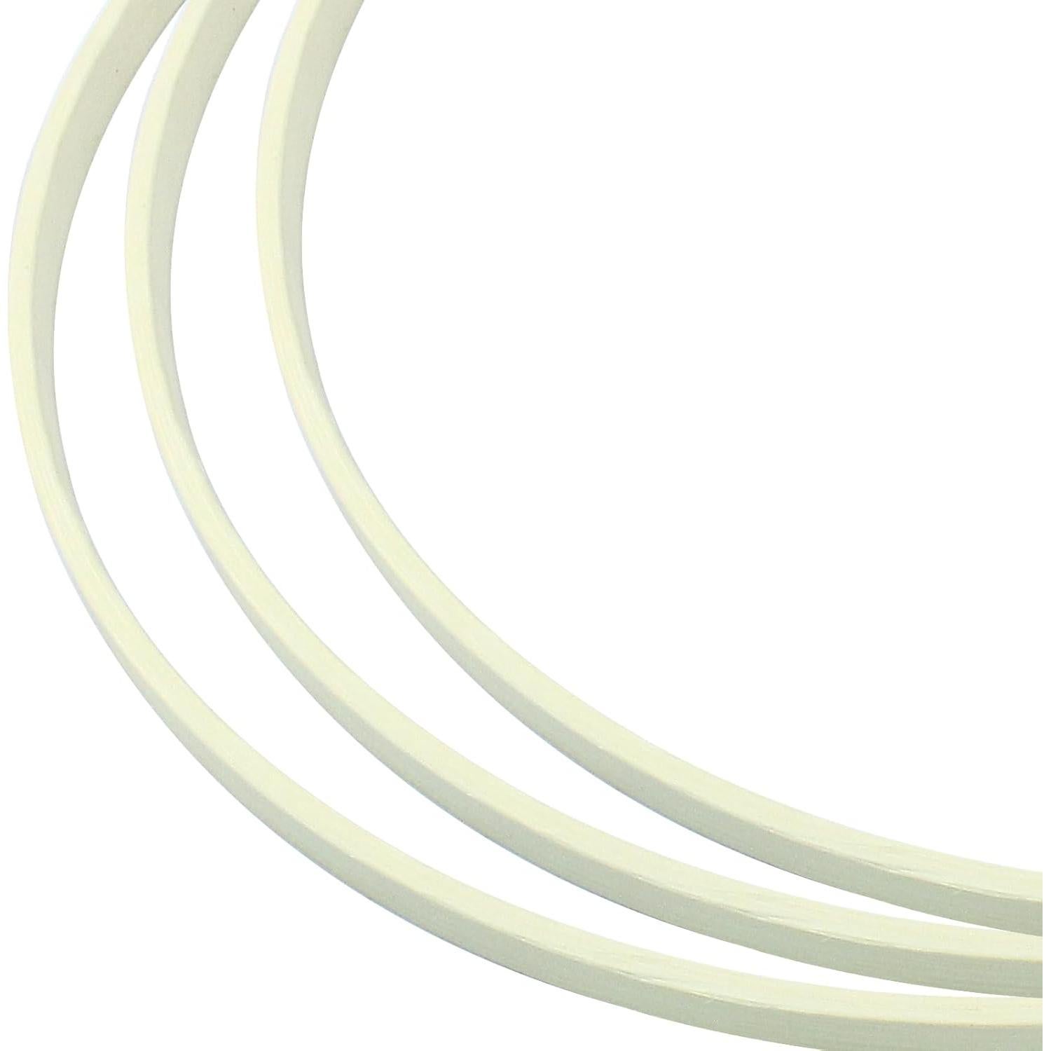 Hitefu 6 Aros Florales de Bambú 30 cm para Manualidades