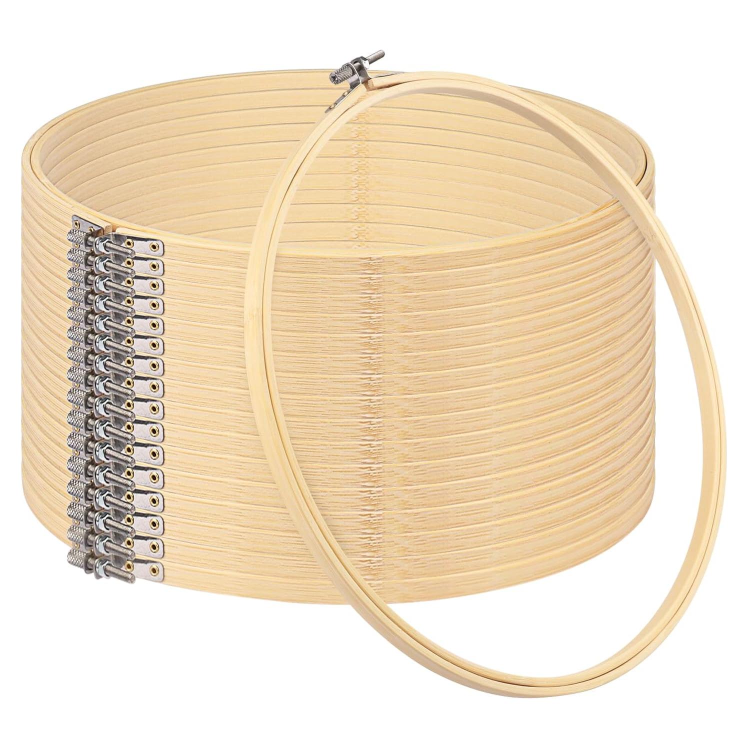 Juego de Aros de Bordado GNIEMCKIN 17 Piezas 30.48 cm