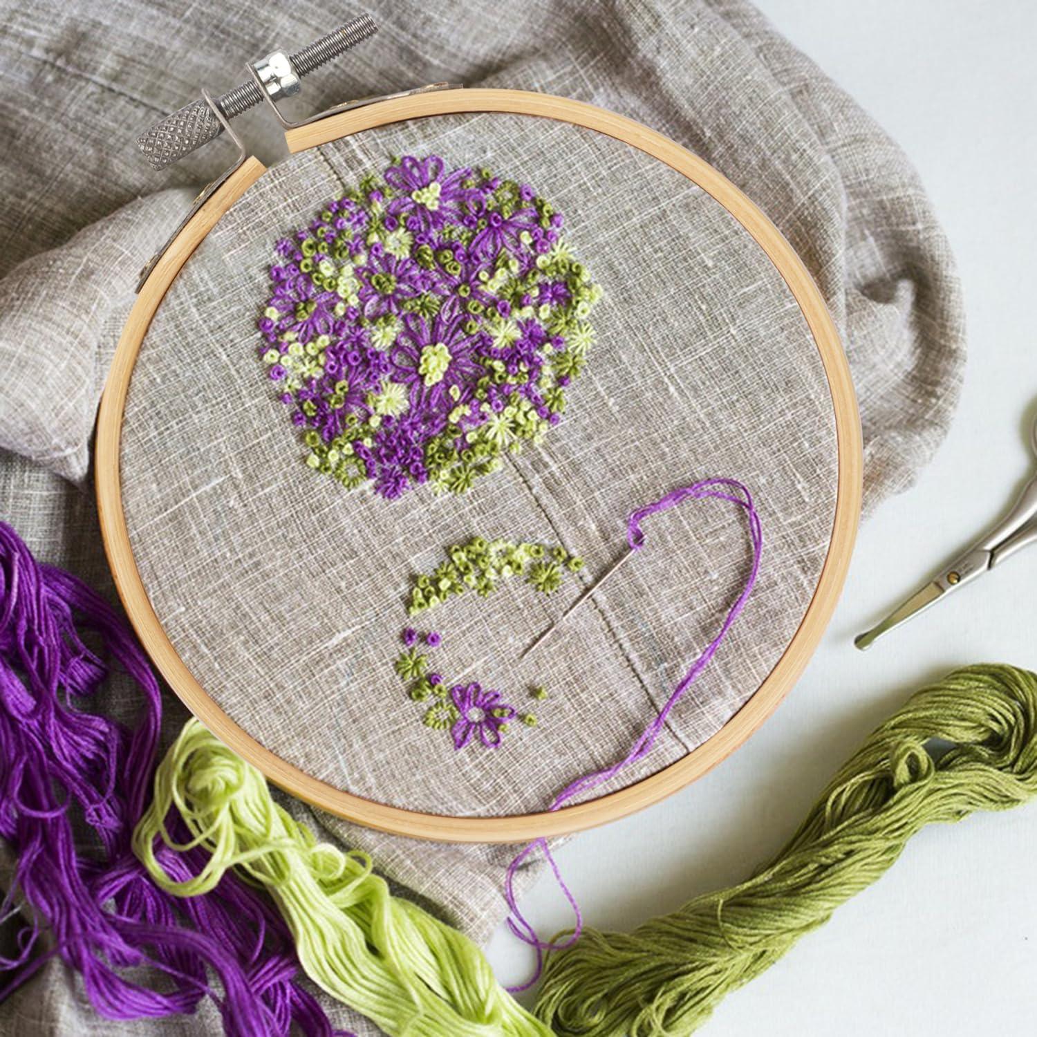 Juego de Aros de Bordado GNIEMCKIN 17 Piezas 30.48 cm