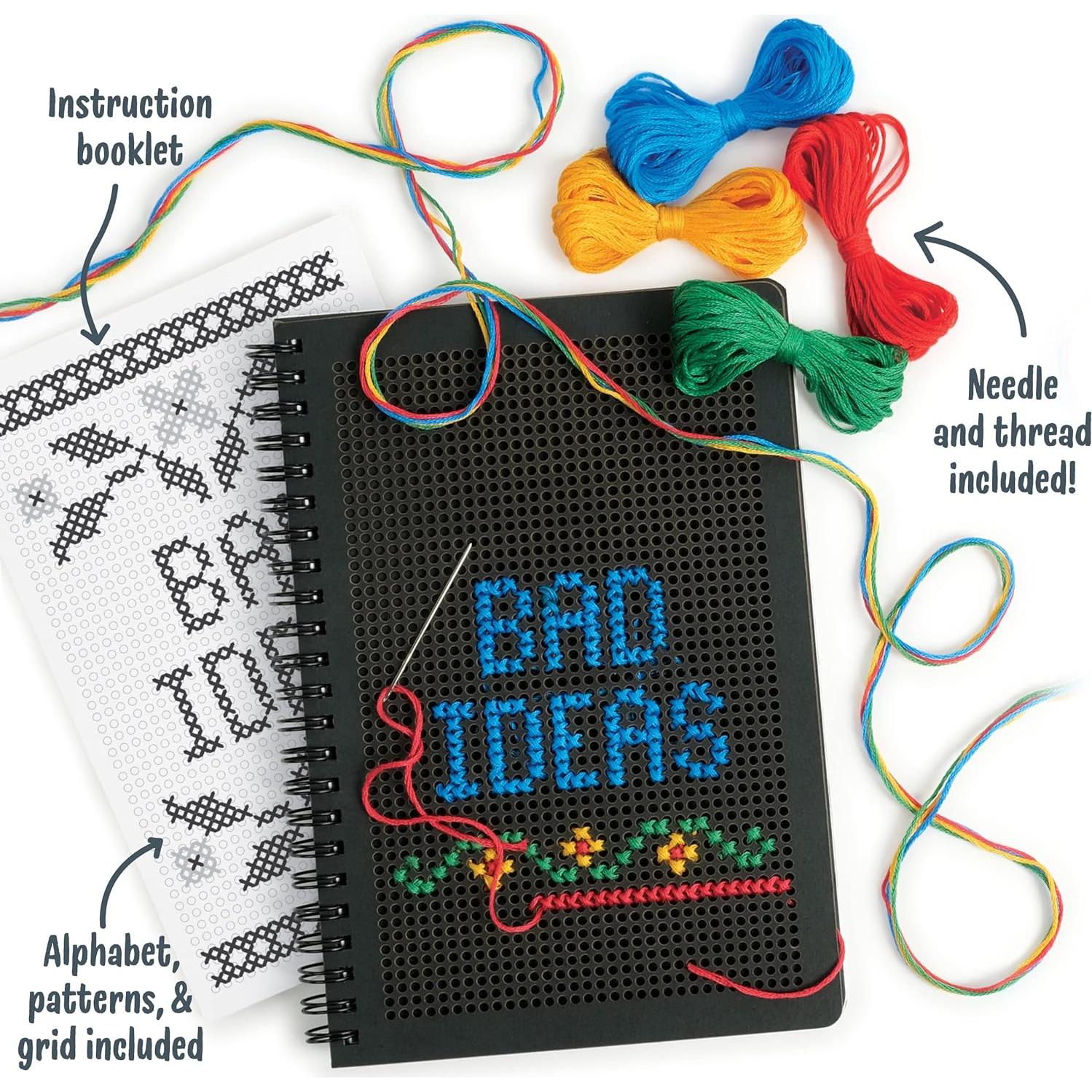 Kit de Diario de Bordado Cruzado DIY Genuine Fred 60 Páginas