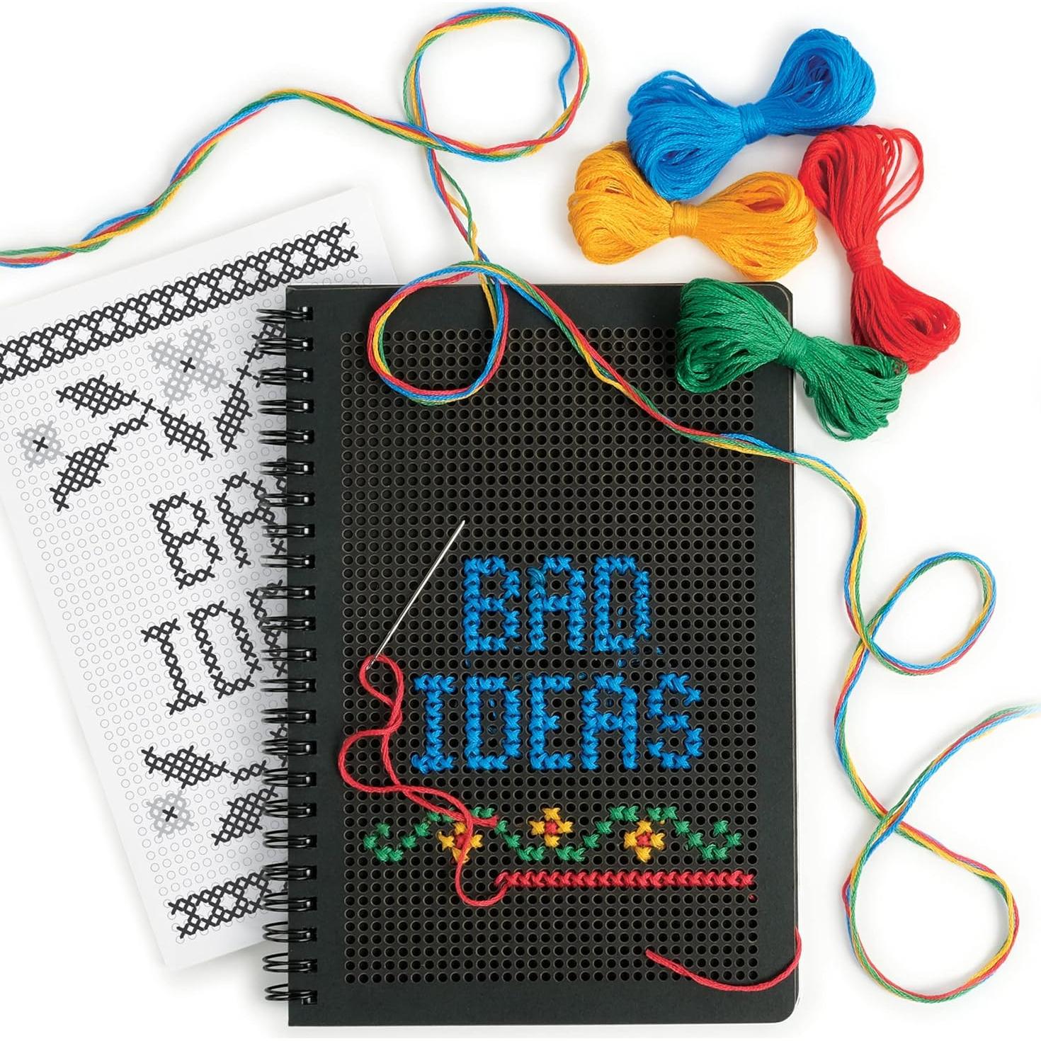 Kit de Diario de Bordado Cruzado DIY Genuine Fred 60 Páginas