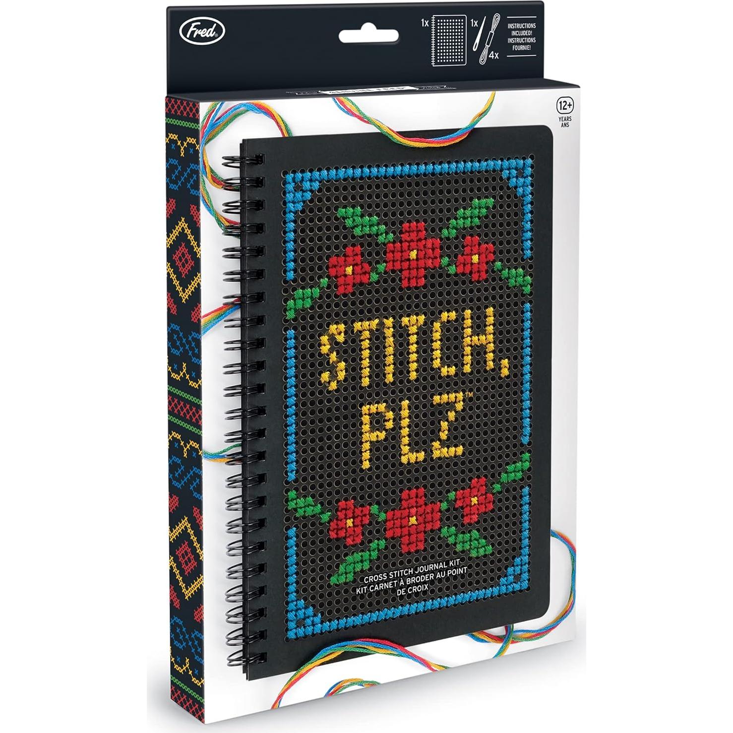 Kit de Diario de Bordado Cruzado DIY Genuine Fred 60 Páginas