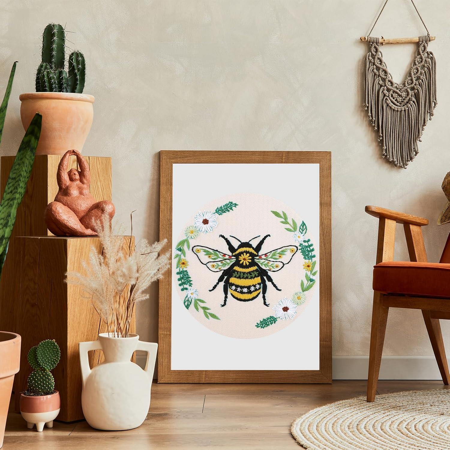 Kit de Bordado de Abejas Louise Maelys para Principiantes