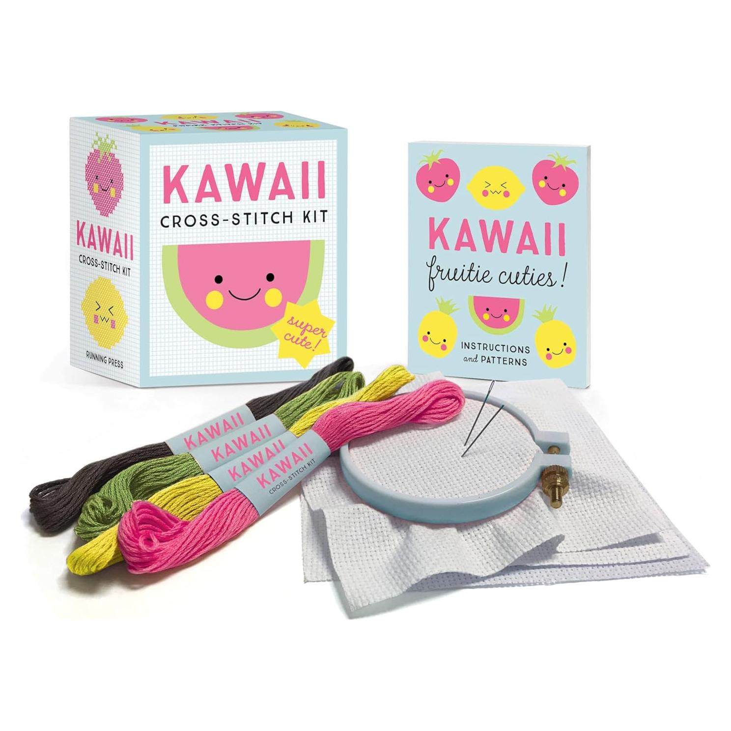 Kawaii Cross-Stitch Kit: Super Cute!