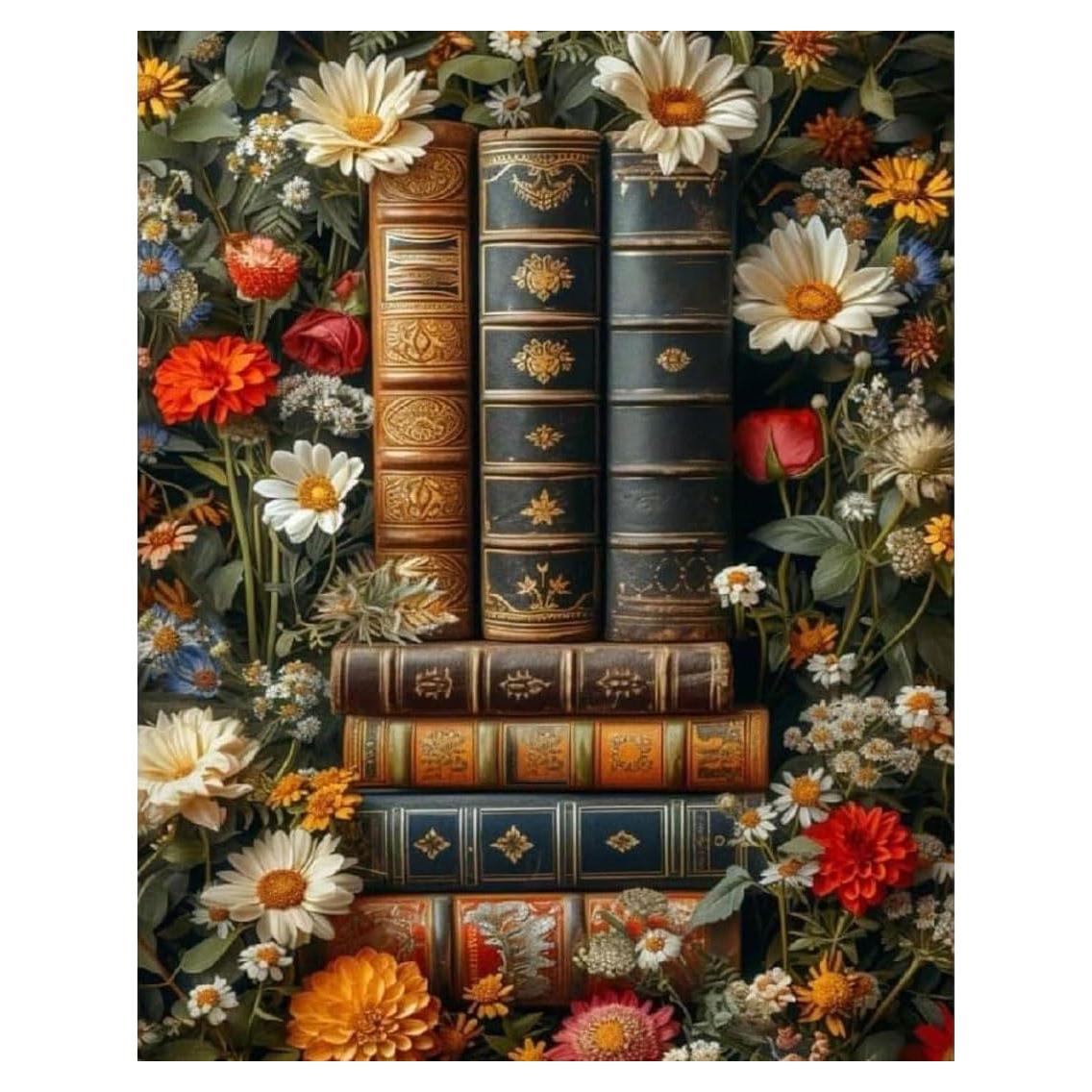 Kit de Bordado a Punto de Cruz WUSARPLY 11CT Flores 30x40.6cm