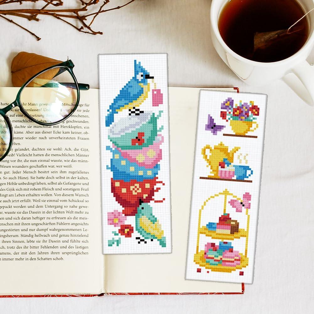 Kit de Marcadores de Cruce de Puntos INFUNLY 6 Piezas DIY