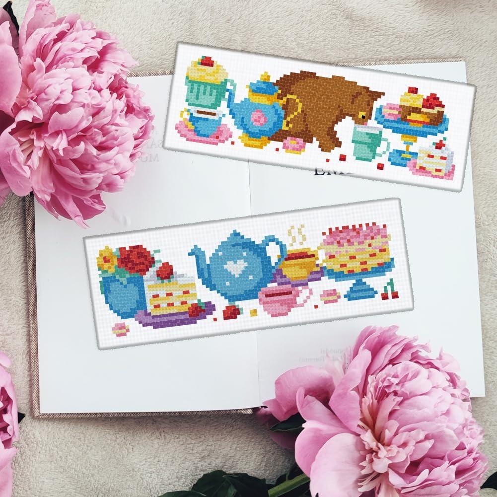 Kit de Marcadores de Cruce de Puntos INFUNLY 6 Piezas DIY