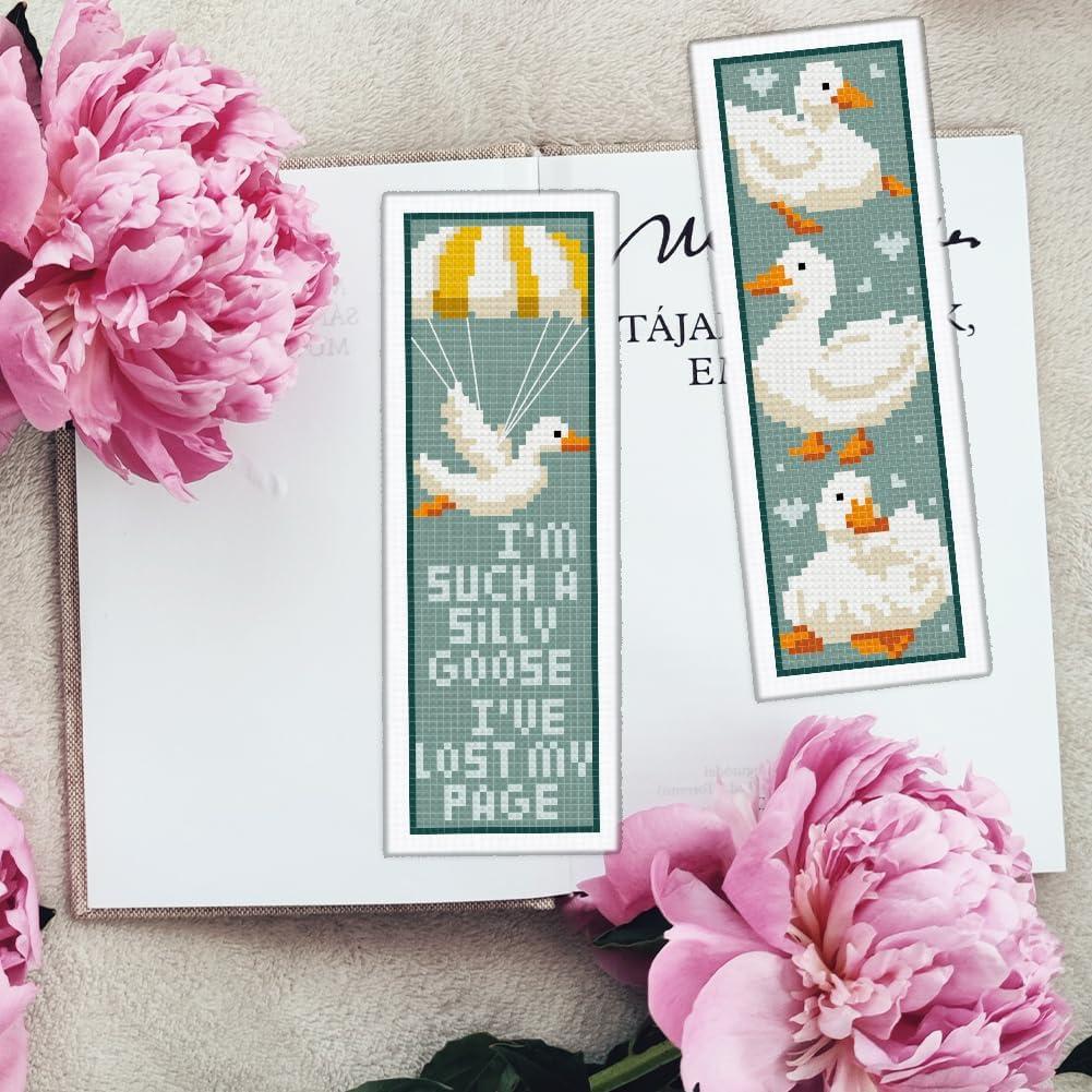 Kit de Marcadores de Punto de Cruz INFUNLY 6 Piezas Pato