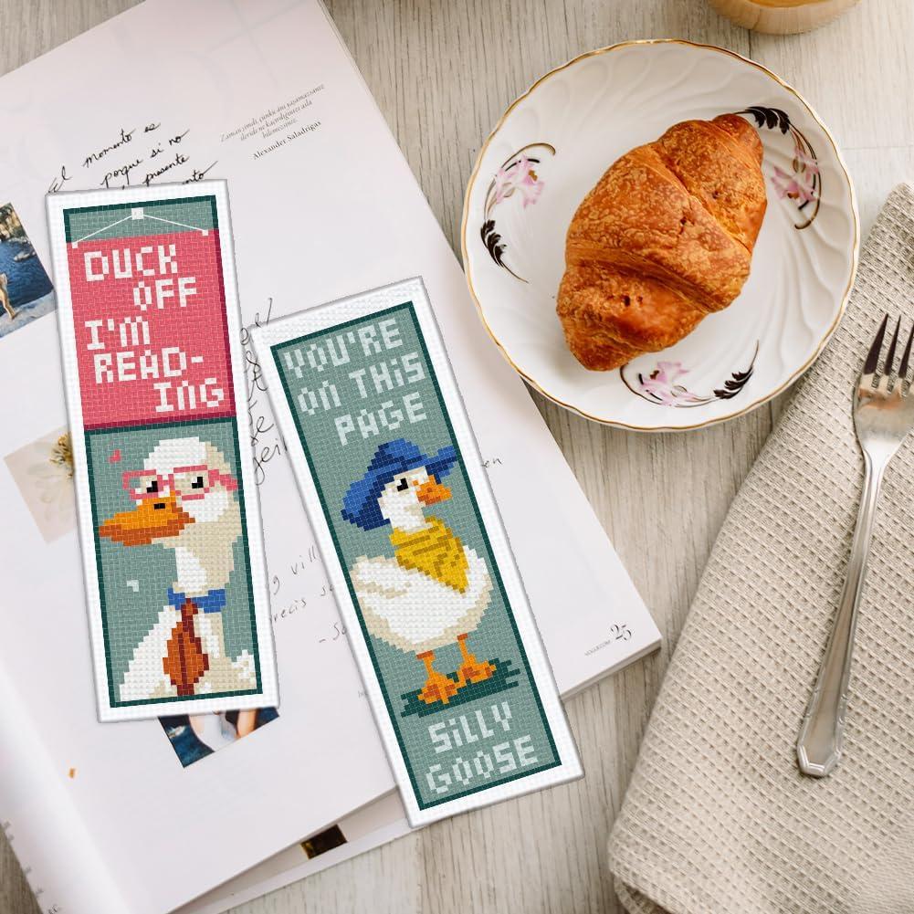 Kit de Marcadores de Punto de Cruz INFUNLY 6 Piezas Pato