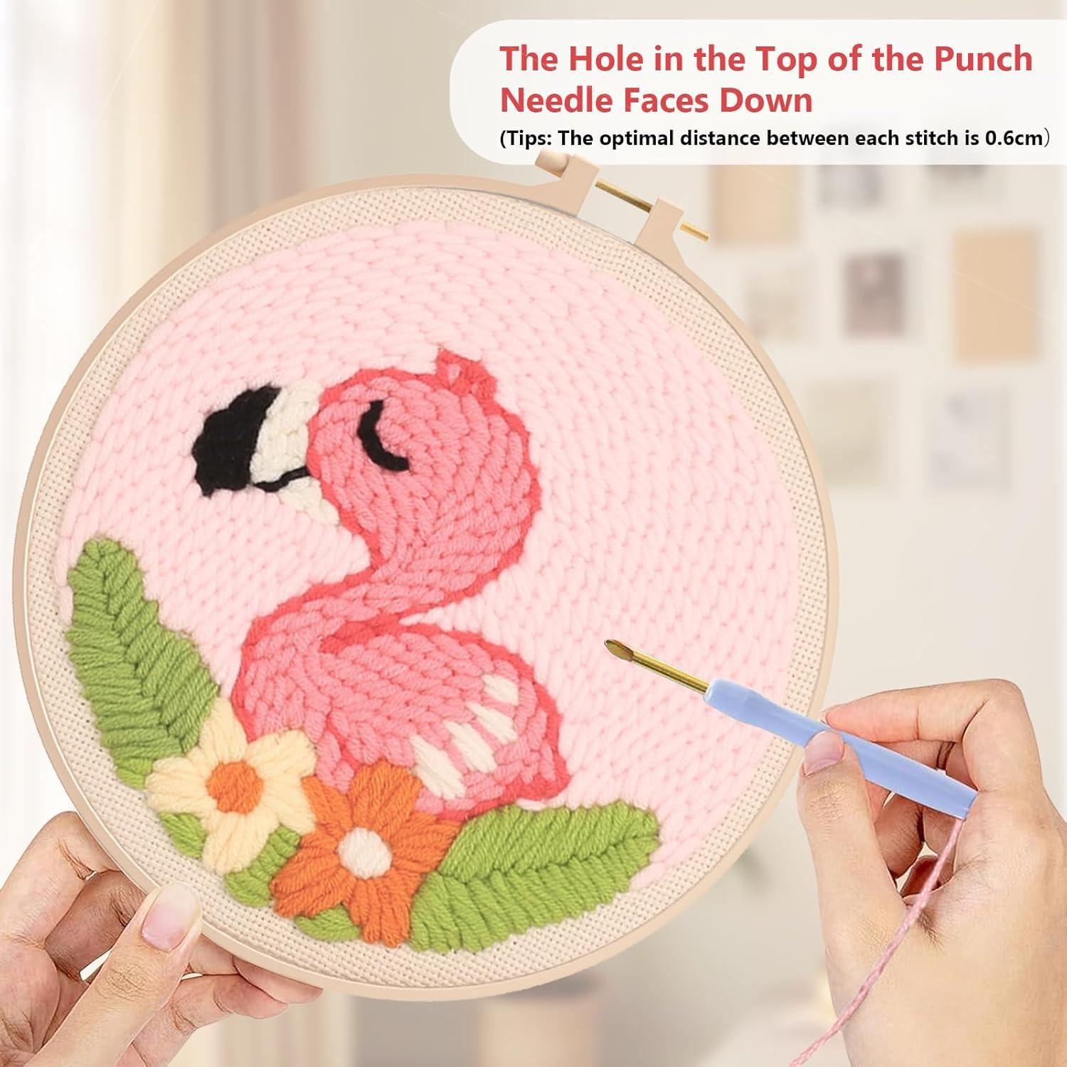 Kit de Bordado YOZHAKOU con Patrón Floral para Principiantes