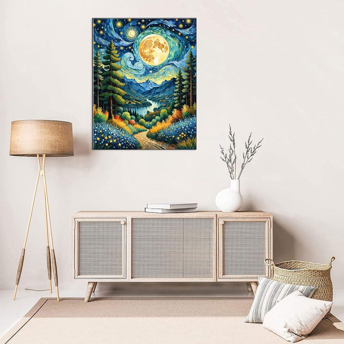 Kit de Bordado a Mano Estampado WUSARPLY 11CT para Principiantes