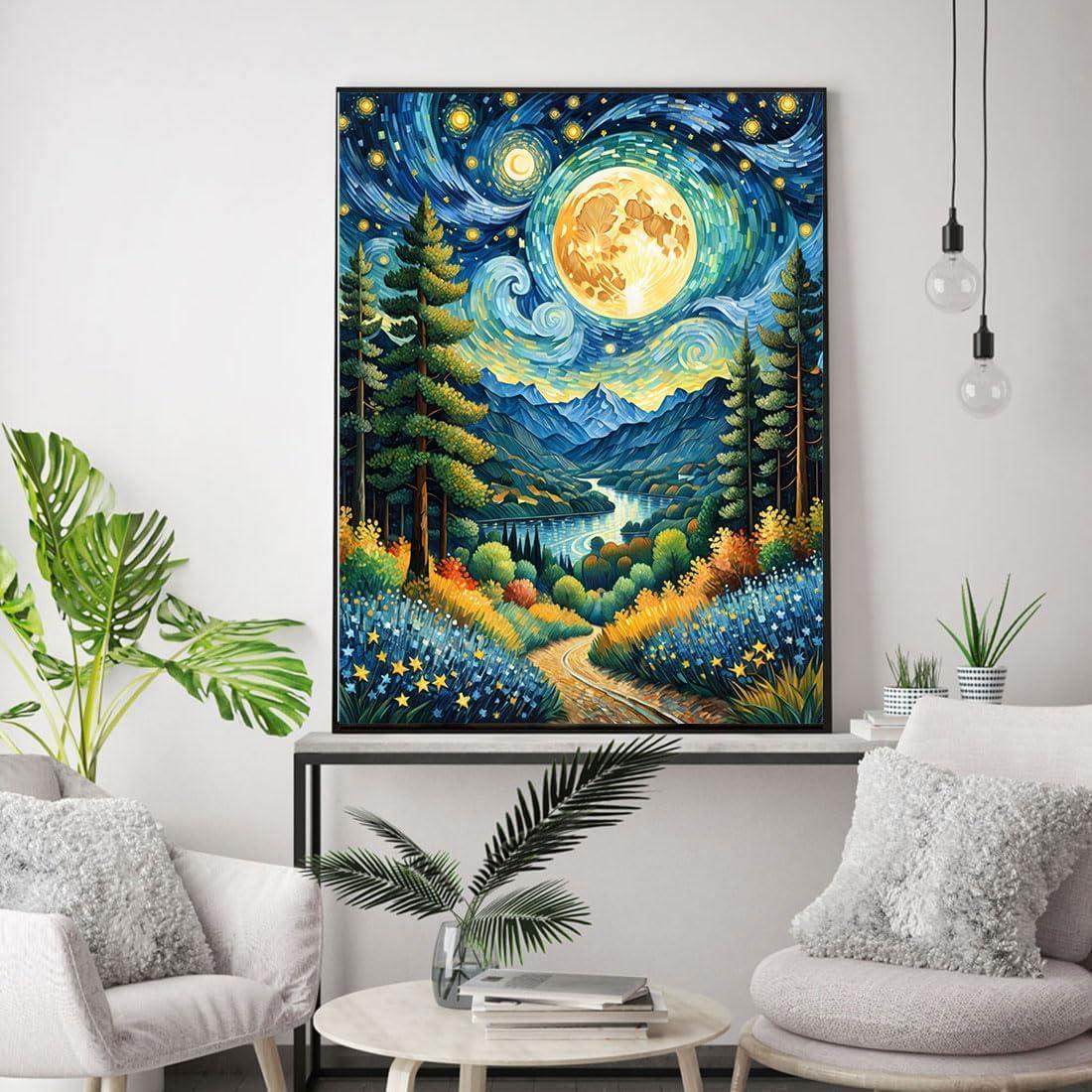 Kit de Bordado a Mano Estampado WUSARPLY 11CT para Principiantes