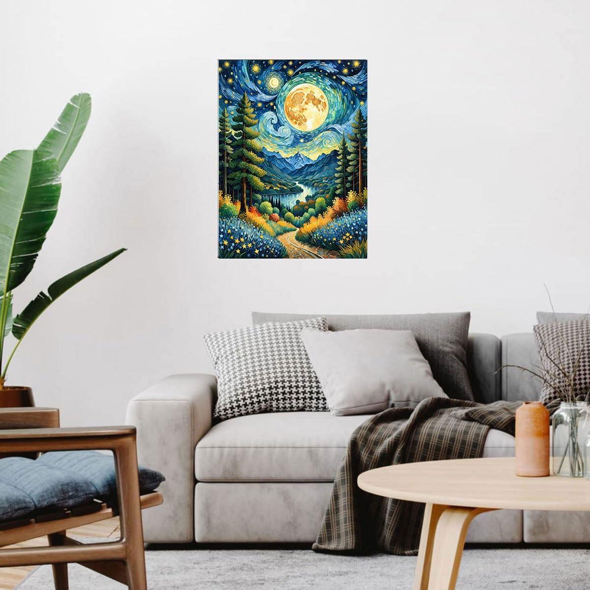 Kit de Bordado a Mano Estampado WUSARPLY 11CT para Principiantes