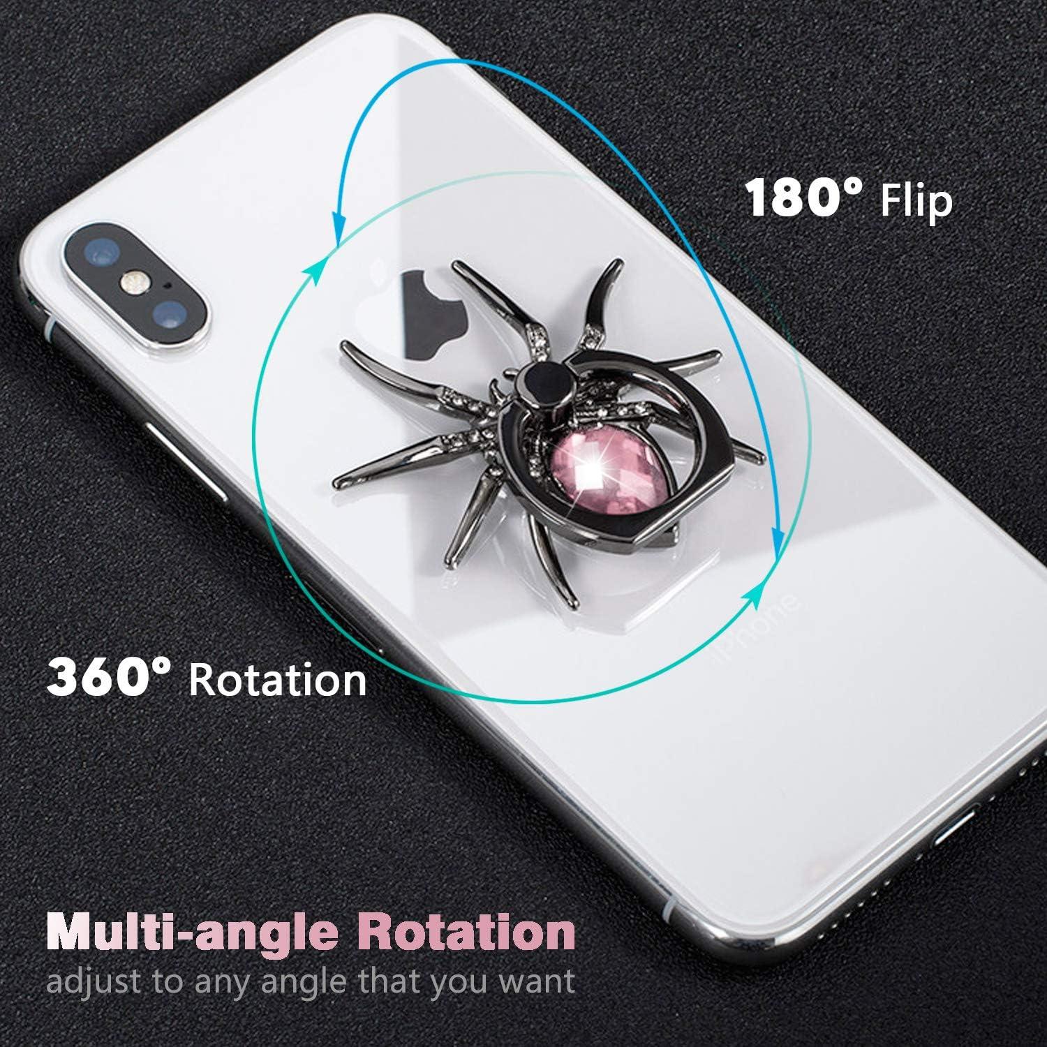Soporte de Anillo para Teléfono Allengel Spider - Rosa