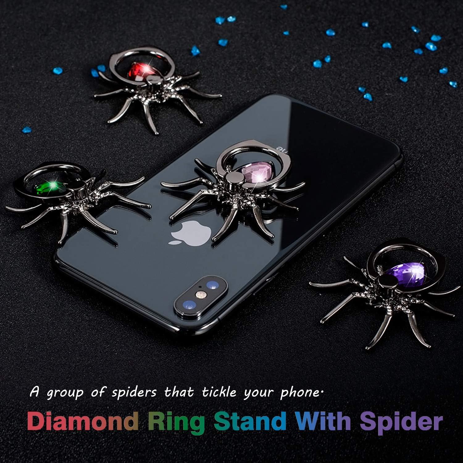 Soporte de Anillo para Teléfono Allengel Spider - Rosa