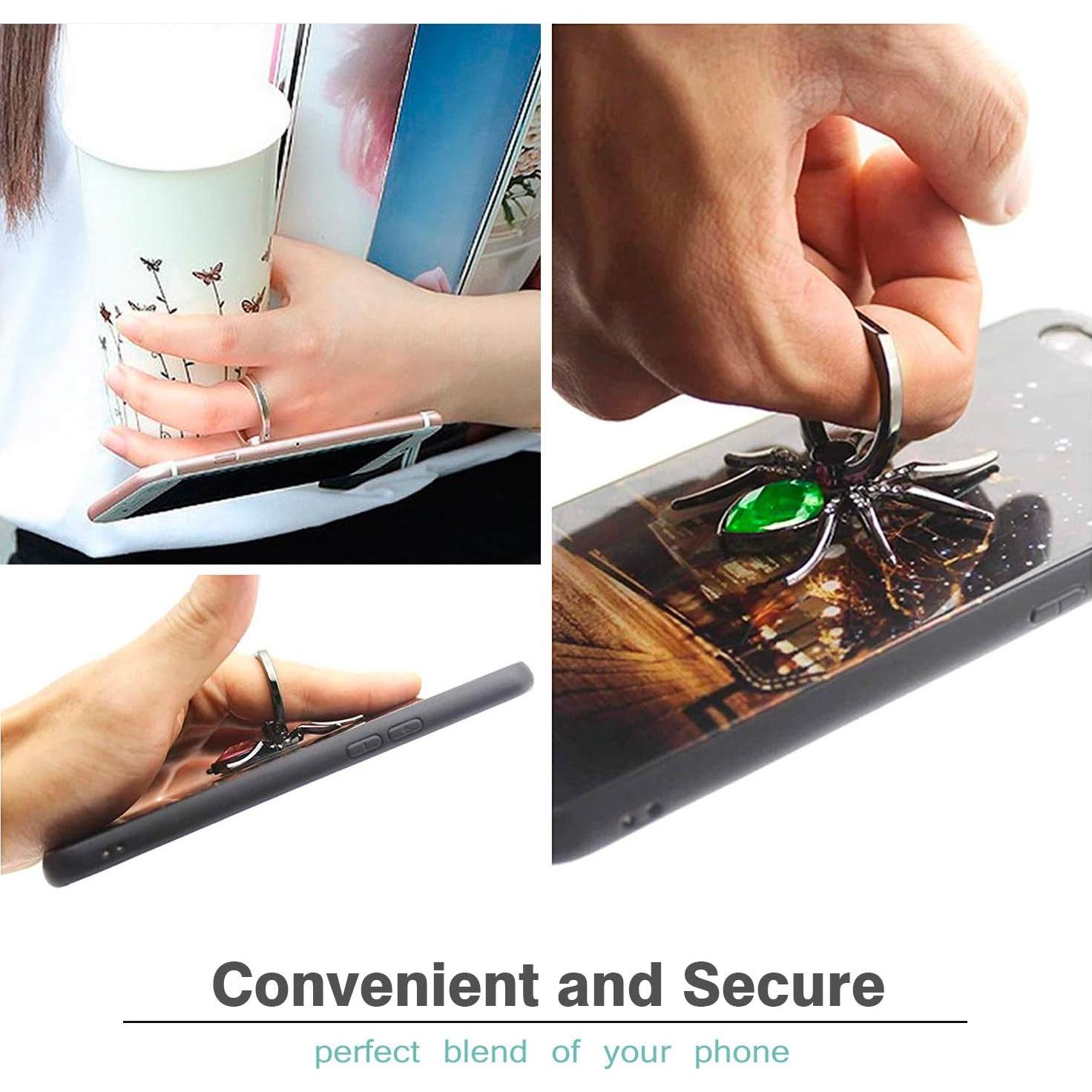 Soporte de Anillo para Teléfono Allengel Spider - Rosa