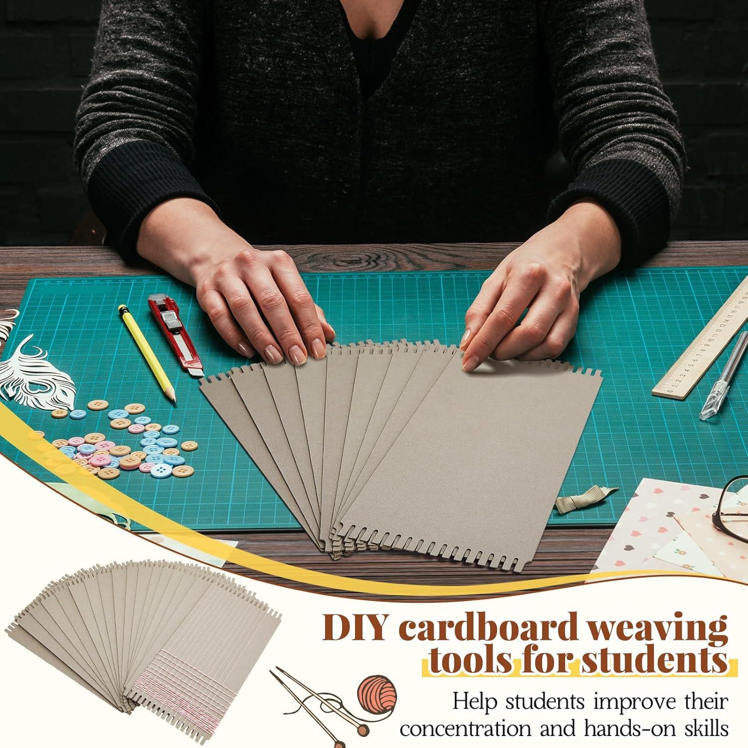 Kit de Tejido Pajean 24 Telar de Cartón 33x16.5 cm