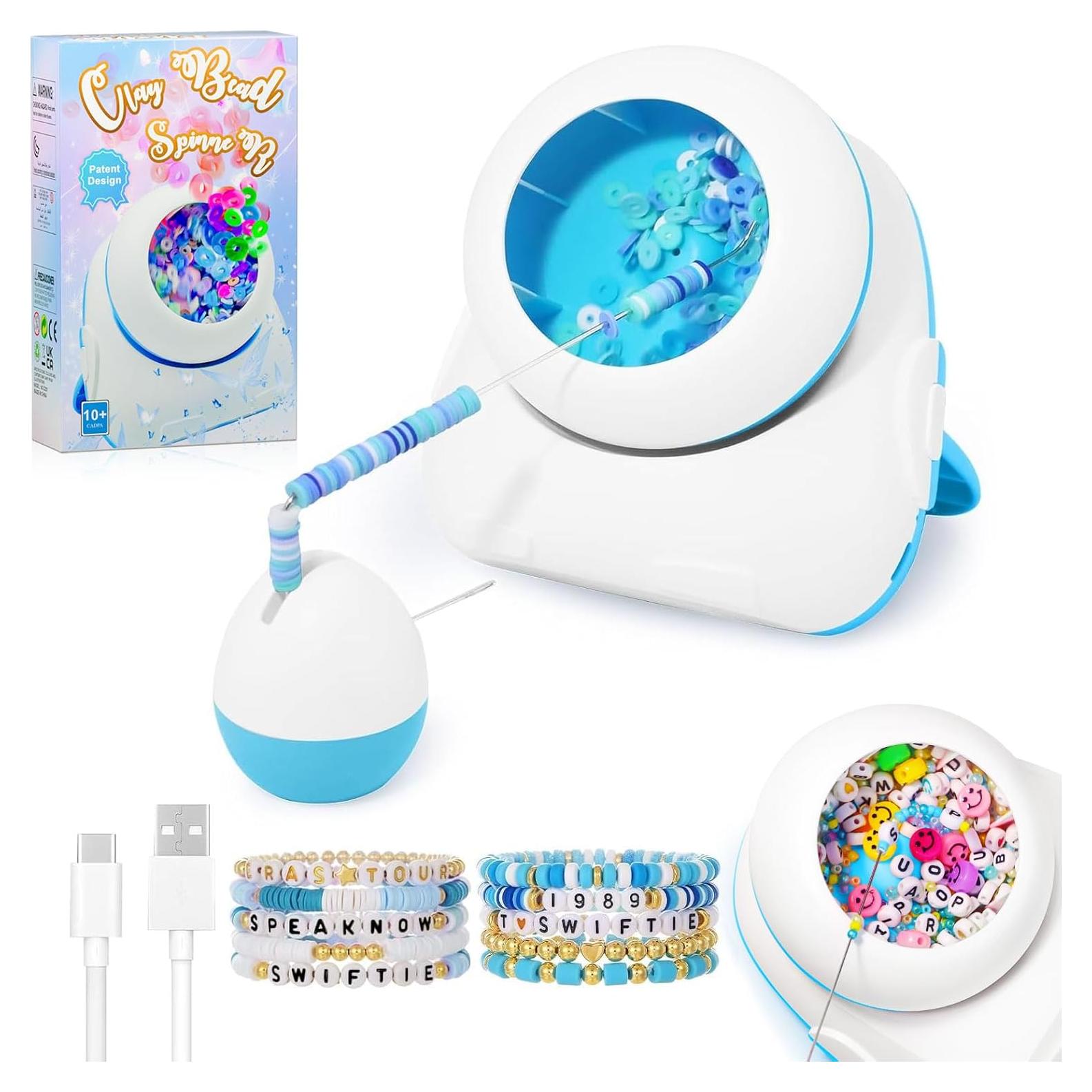 Hacedor de Pulseras Pskfvre Sin Cable, Spinner Eléctrico Ajustable