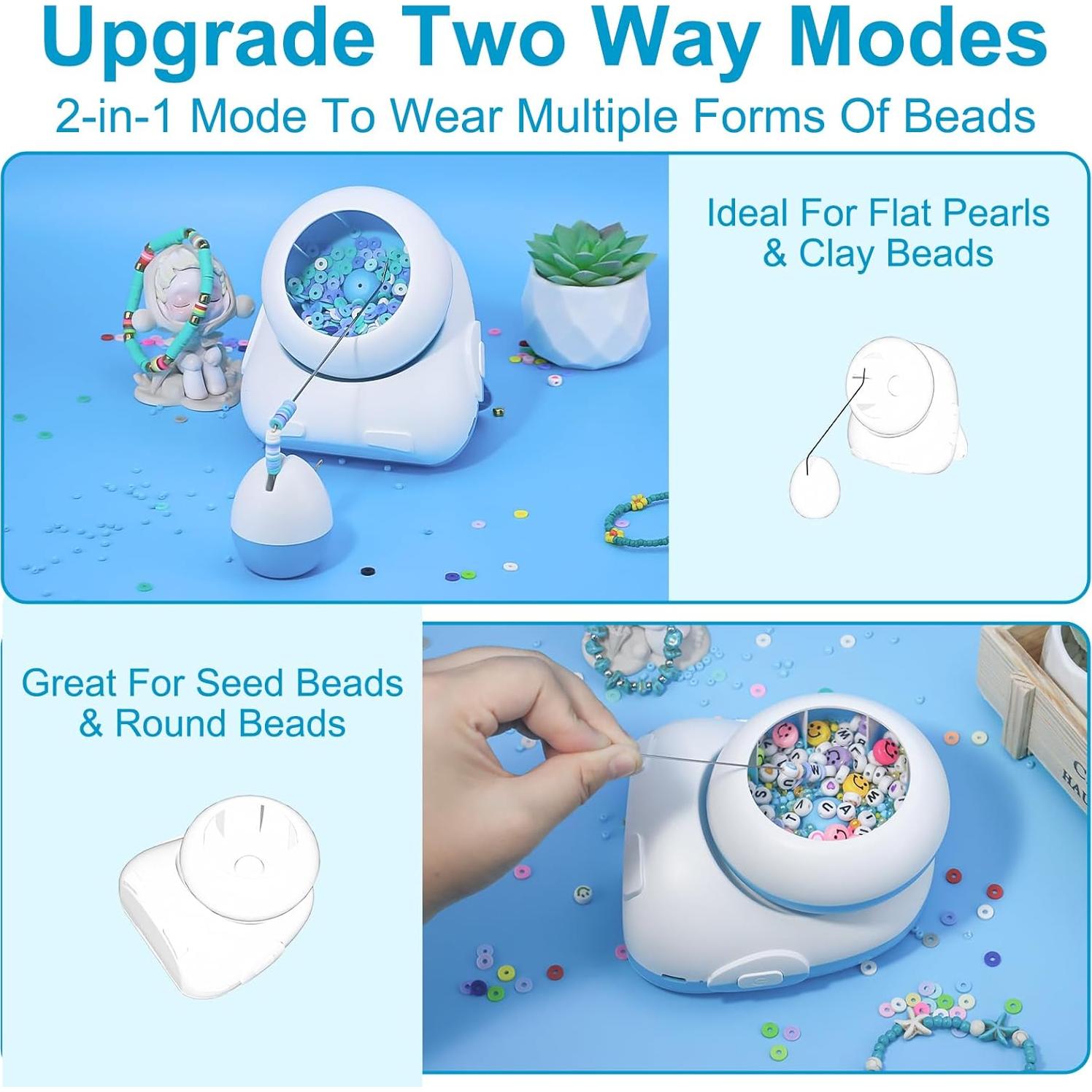 Hacedor de Pulseras Pskfvre Sin Cable, Spinner Eléctrico Ajustable