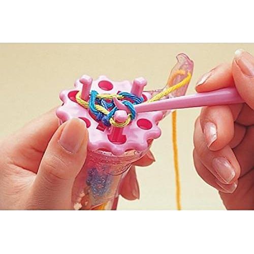 Tejedor Clover Wonder Knitter Rosa 22.4 cm con 2 Cabezas