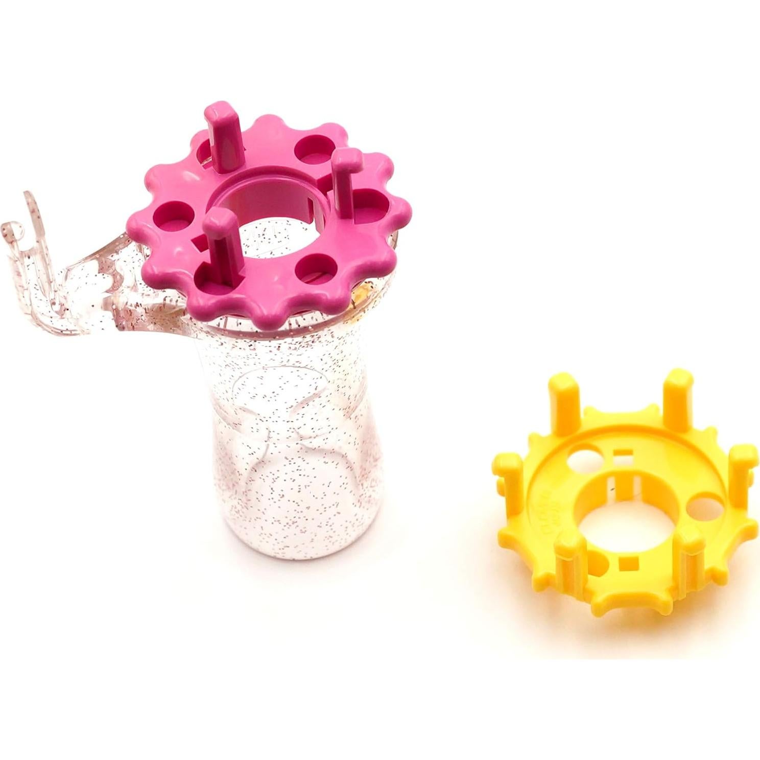 Tejedor Clover Wonder Knitter Rosa 22.4 cm con 2 Cabezas