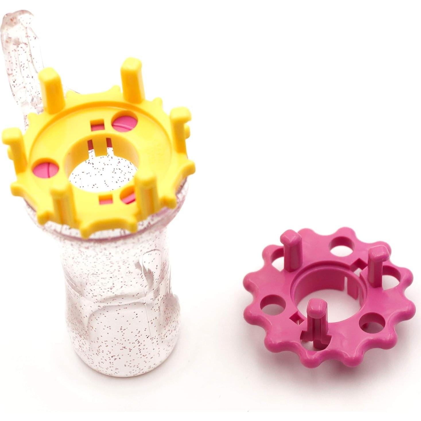 Tejedor Clover Wonder Knitter Rosa 22.4 cm con 2 Cabezas