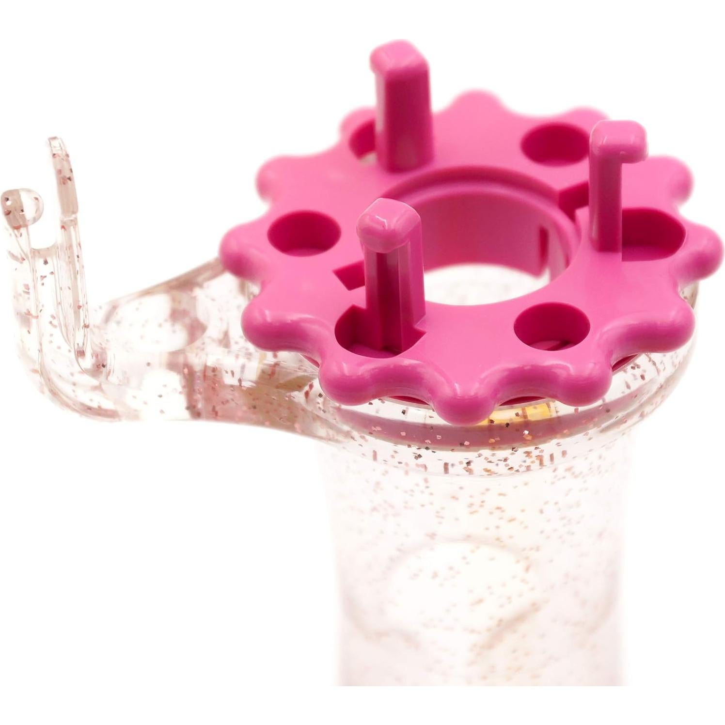 Tejedor Clover Wonder Knitter Rosa 22.4 cm con 2 Cabezas