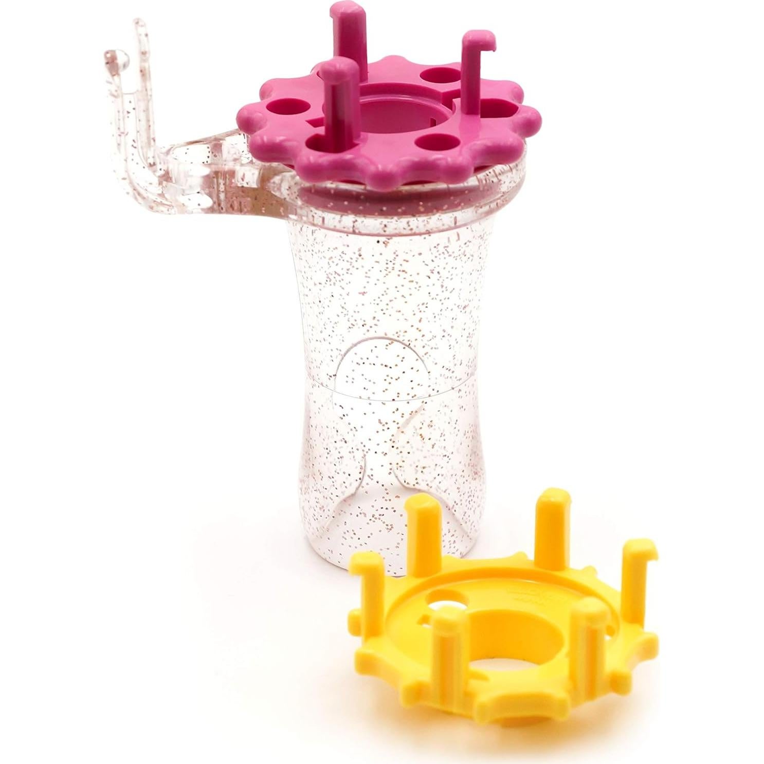 Tejedor Clover Wonder Knitter Rosa 22.4 cm con 2 Cabezas