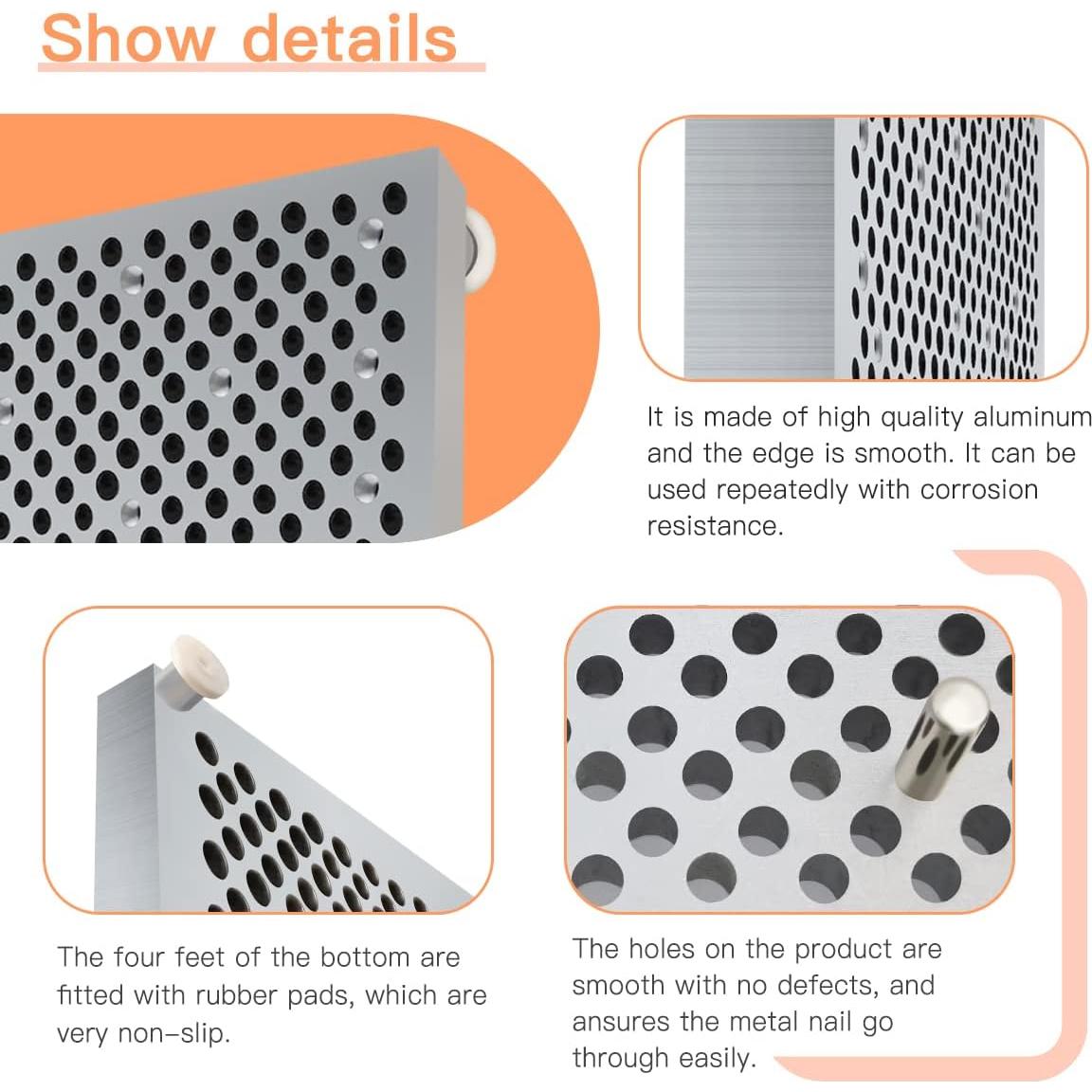 Dispositivo de Doblado de Alambre Hobbyworker con 30 Clavos