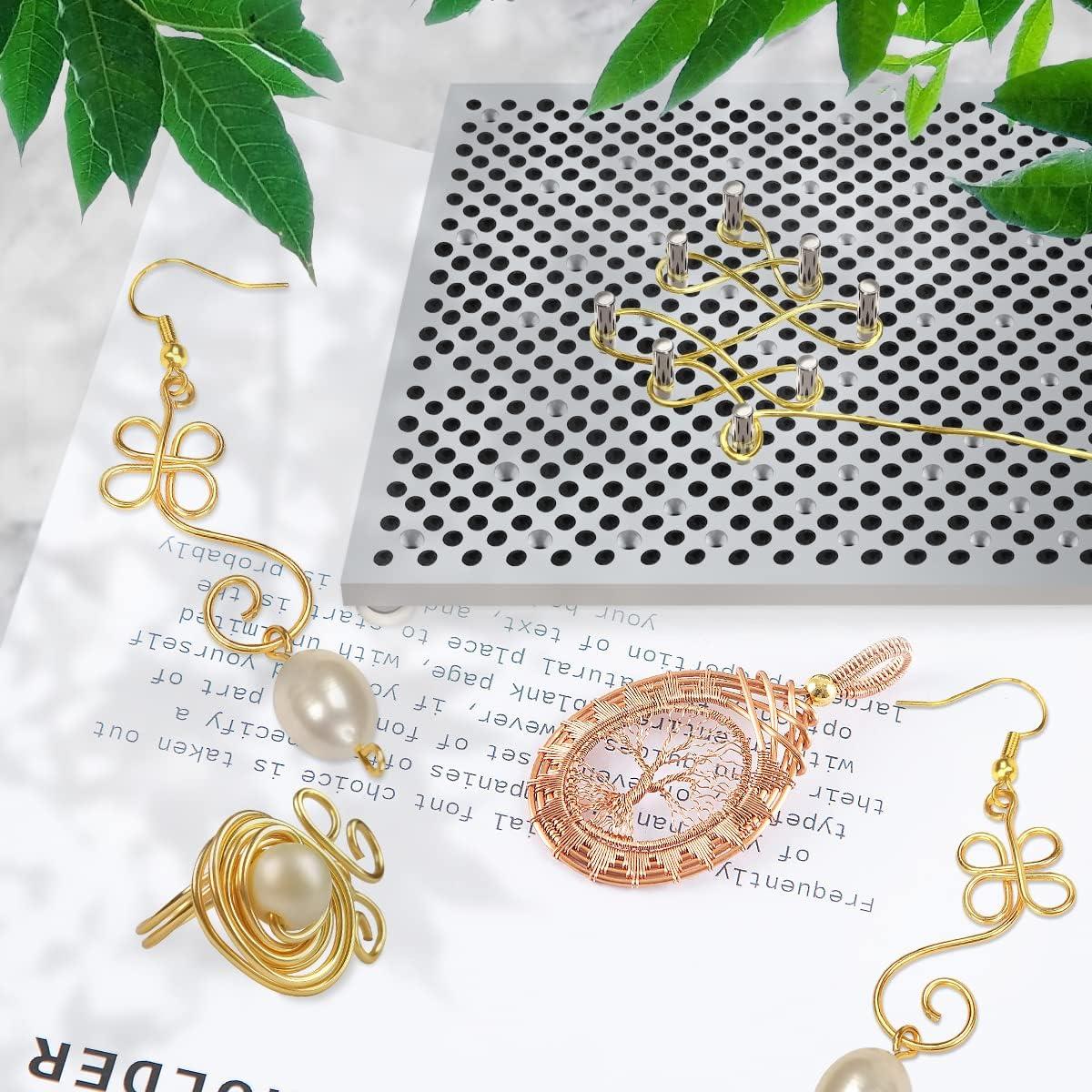 Dispositivo de Doblado de Alambre Hobbyworker con 30 Clavos