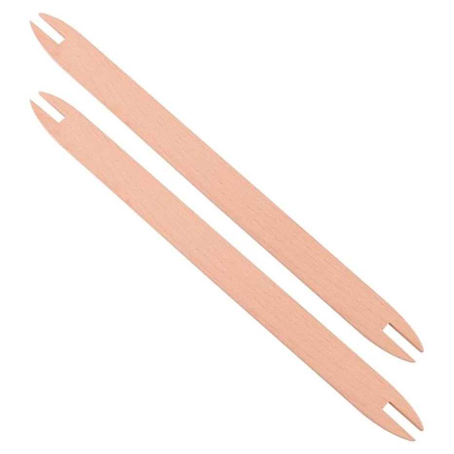 2 Shuttles de Tejido de Madera EXCEART 30.4x2.5cm DIY