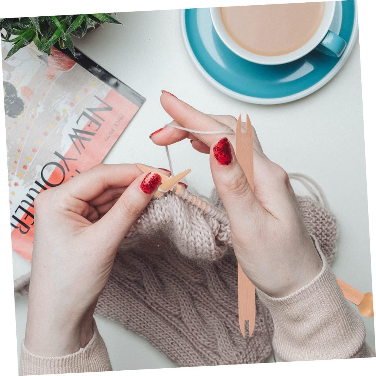 2 Shuttles de Tejido de Madera EXCEART 30.4x2.5cm DIY