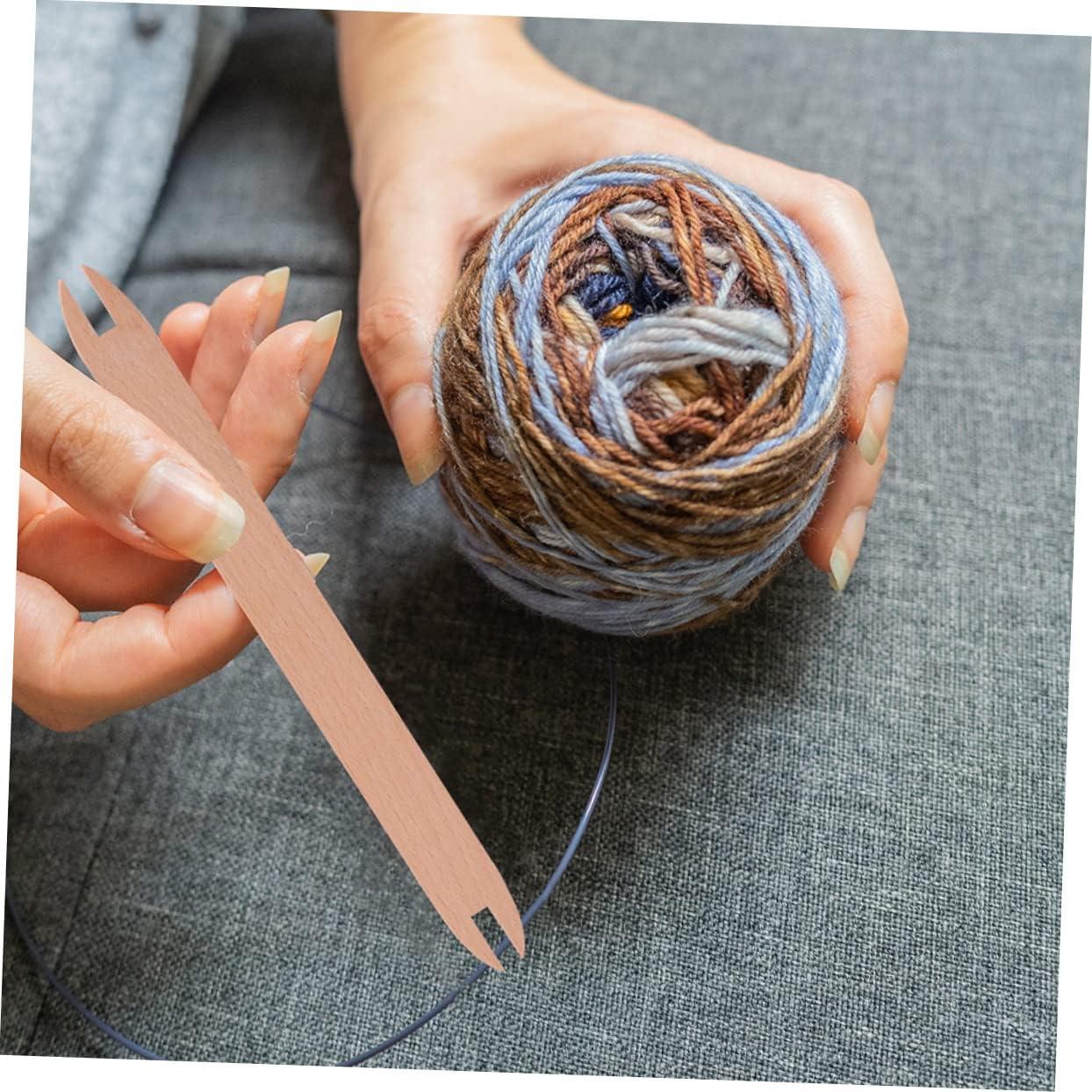 2 Shuttles de Tejido de Madera EXCEART 30.4x2.5cm DIY