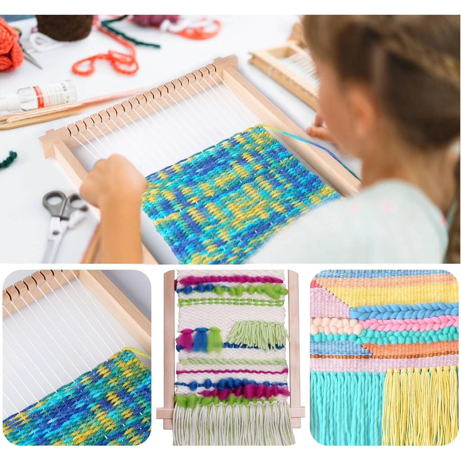 Kit de telar de tejido Lemonfilter 22.86x27.94 cm para principiantes