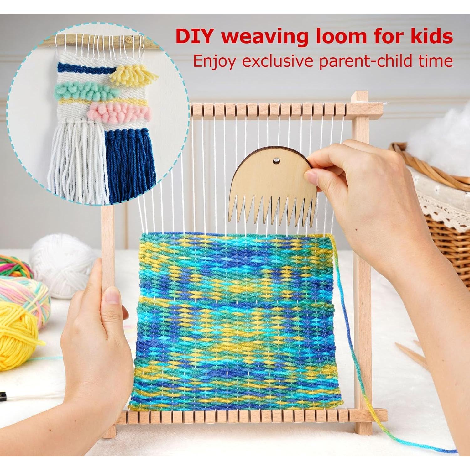 Kit de telar de tejido Lemonfilter 22.86x27.94 cm para principiantes