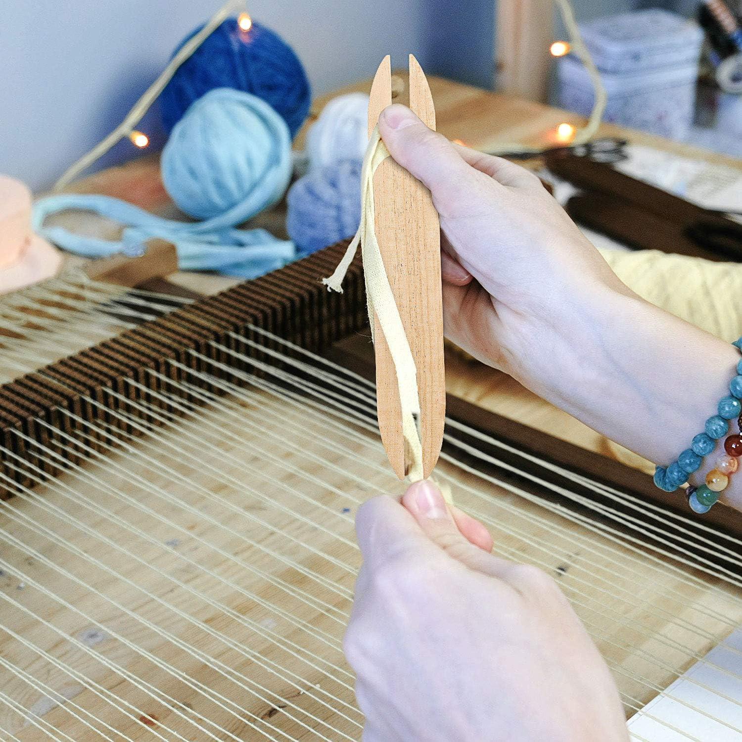 Juego de Tejido de 7 Piezas WILLBOND - Agujas y Paletas de Madera