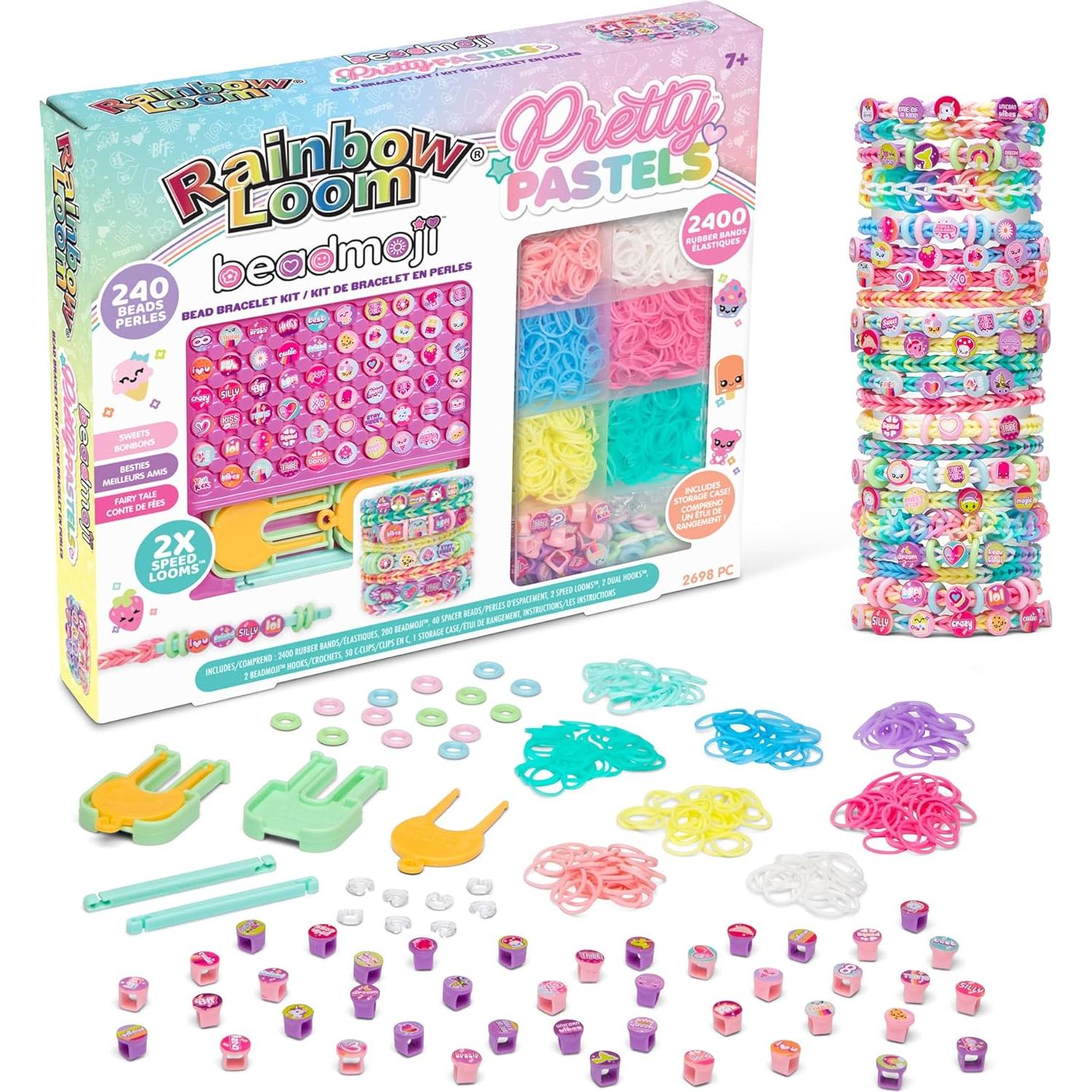 Kit de Creación de Pulseras Rainbow Loom Pretty Pastels - 240 Piezas