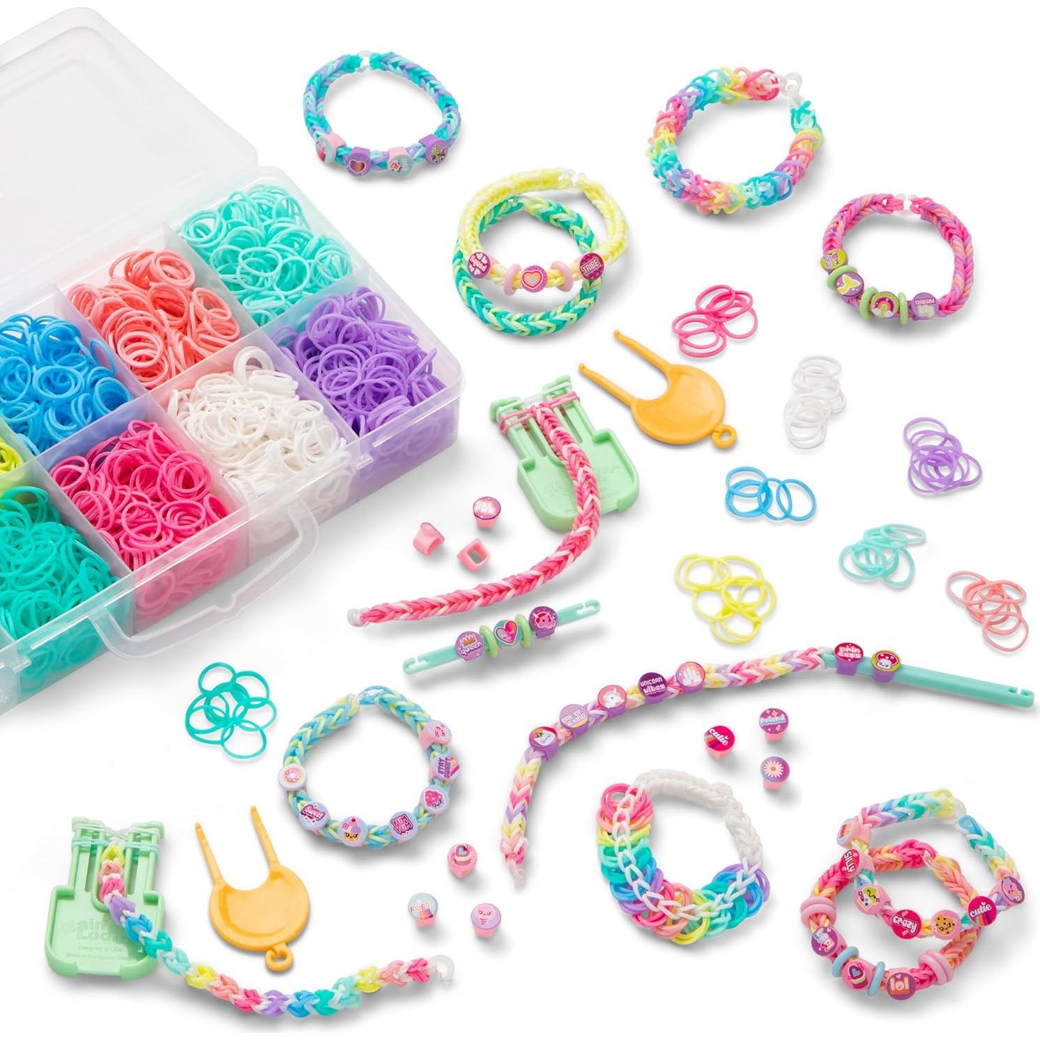 Kit de Creación de Pulseras Rainbow Loom Pretty Pastels - 240 Piezas