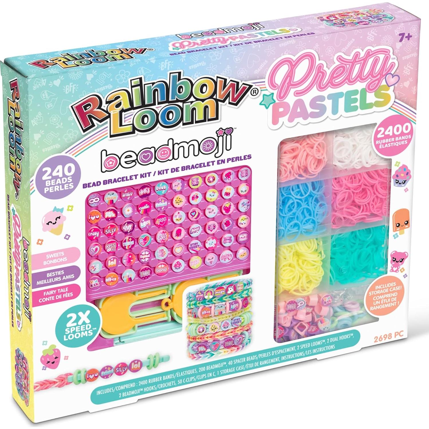 Kit de Creación de Pulseras Rainbow Loom Pretty Pastels - 240 Piezas