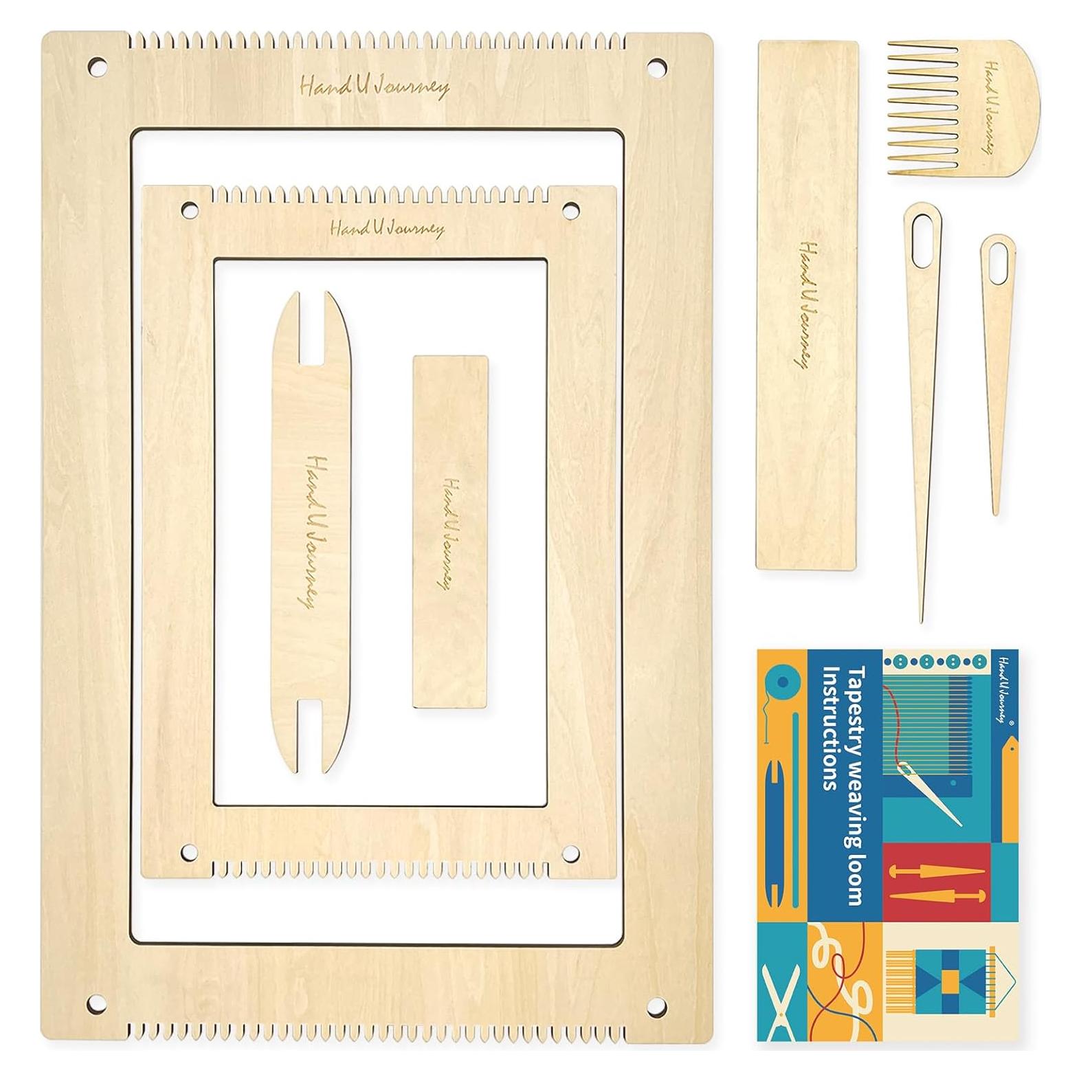 Kit de Telar Rectangular Wool Queen - 2 Juegos de Tejido