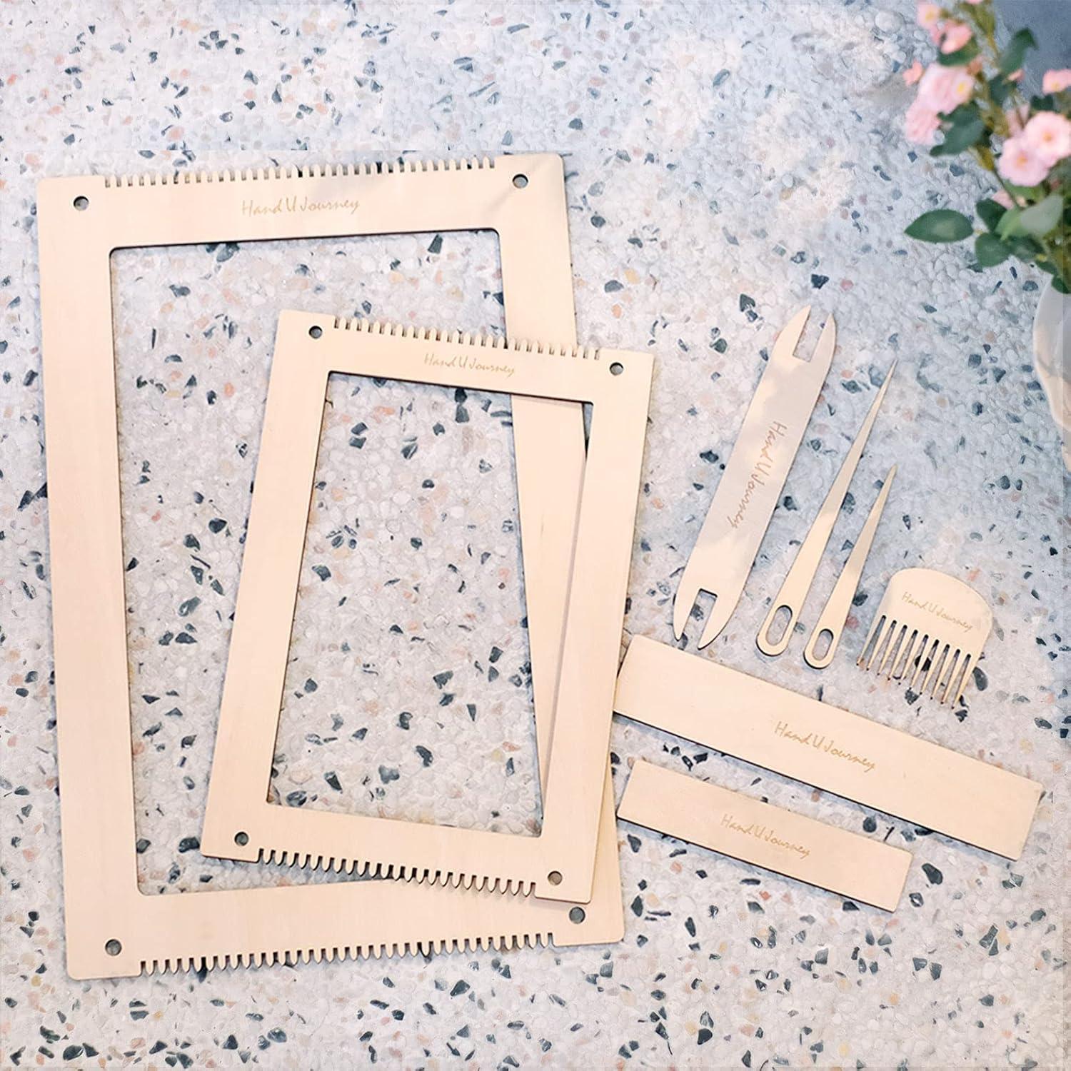 Kit de Telar Rectangular Wool Queen - 2 Juegos de Tejido