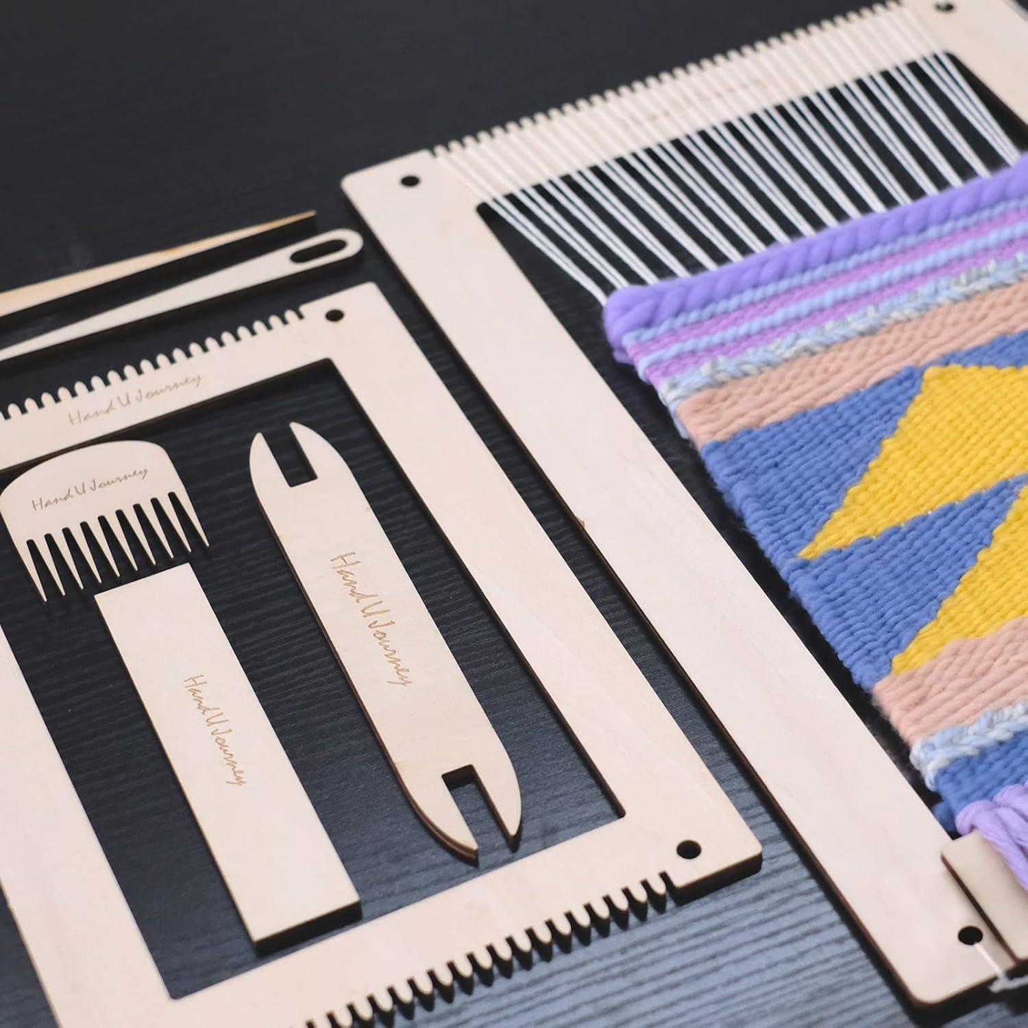 Kit de Telar Rectangular Wool Queen - 2 Juegos de Tejido