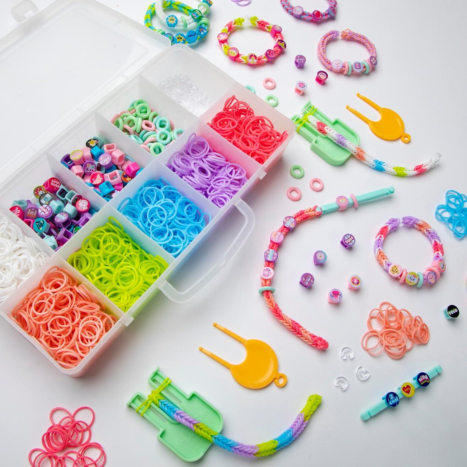 Kit de Pulsera de Banda de Goma Rainbow Loom Beadmoji Mini