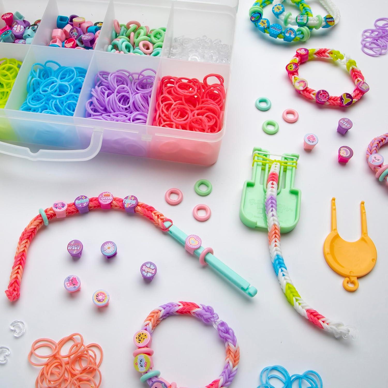 Kit de Pulsera de Banda de Goma Rainbow Loom Beadmoji Mini