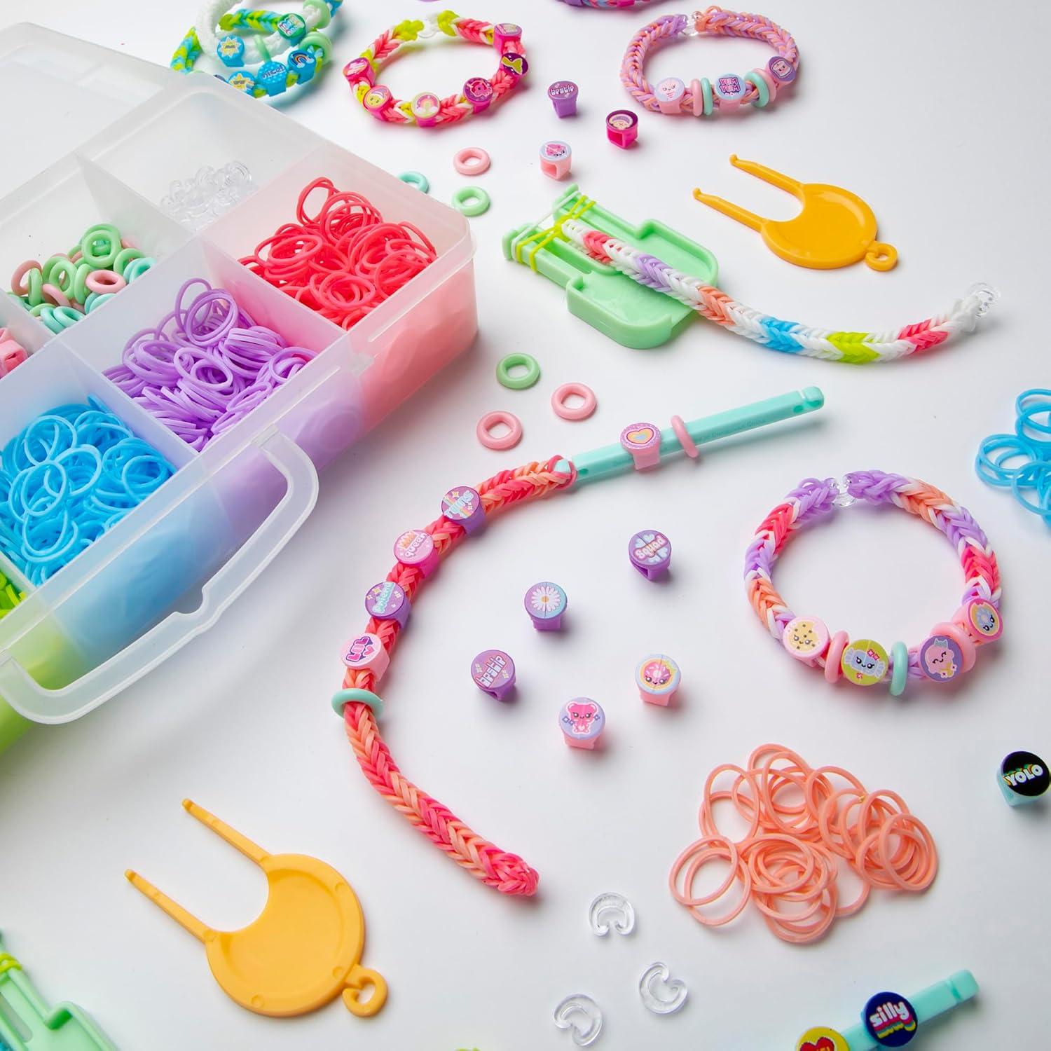 Kit de Pulsera de Banda de Goma Rainbow Loom Beadmoji Mini